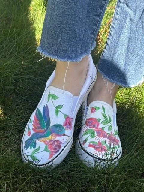 Paint Your Own Canvas Shoes