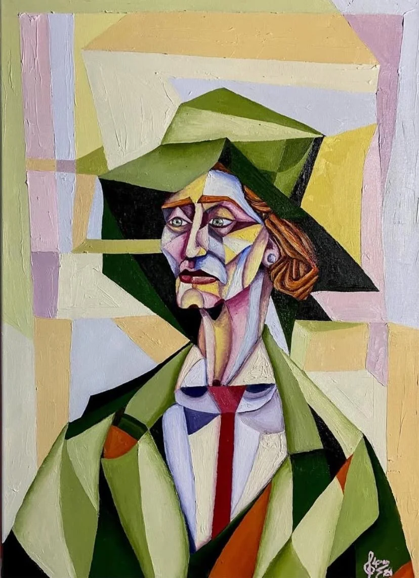 Obra de Arte "Madame Mustafa" - Óleo sobre Lienzo 50x80 cm