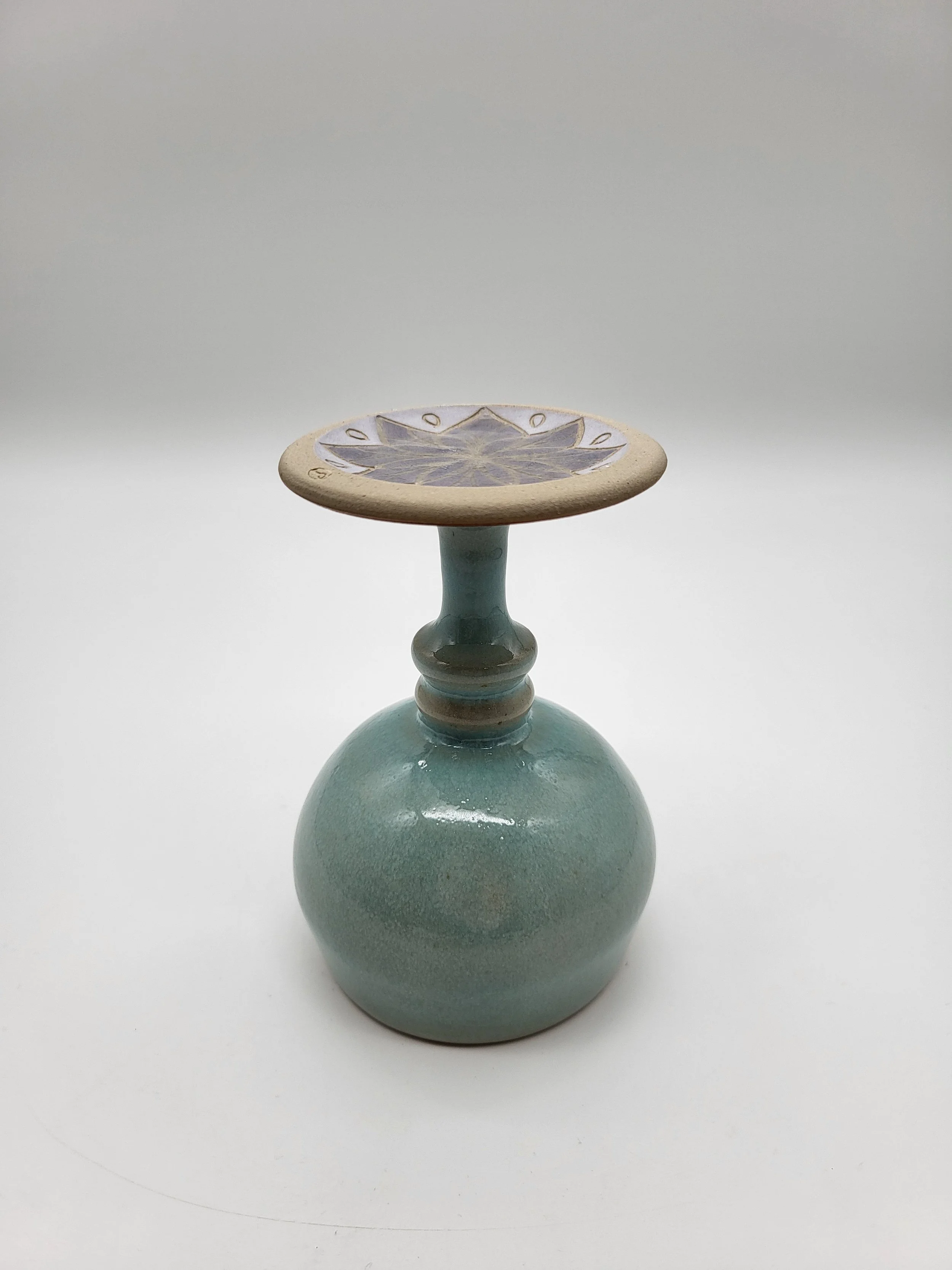 Calice 9 Libre-Argile bleu turquoise rond grand mandala violet 08.jpg