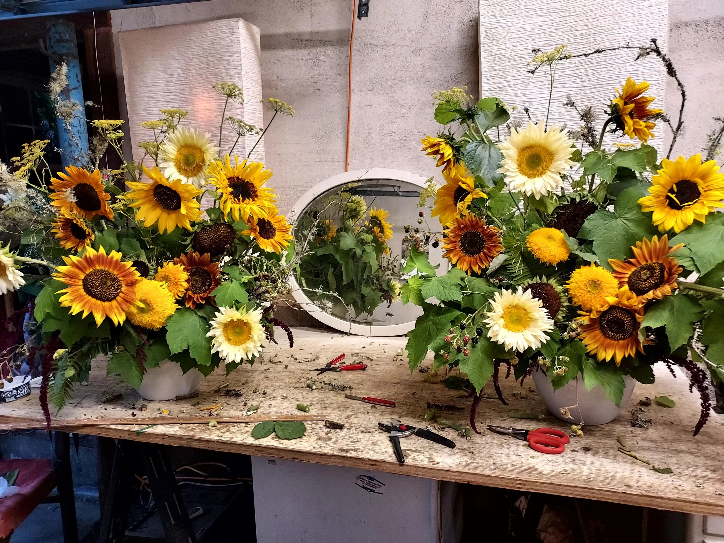 St. Rita's Back Altar Arrangements 2 @ $150.00 each 