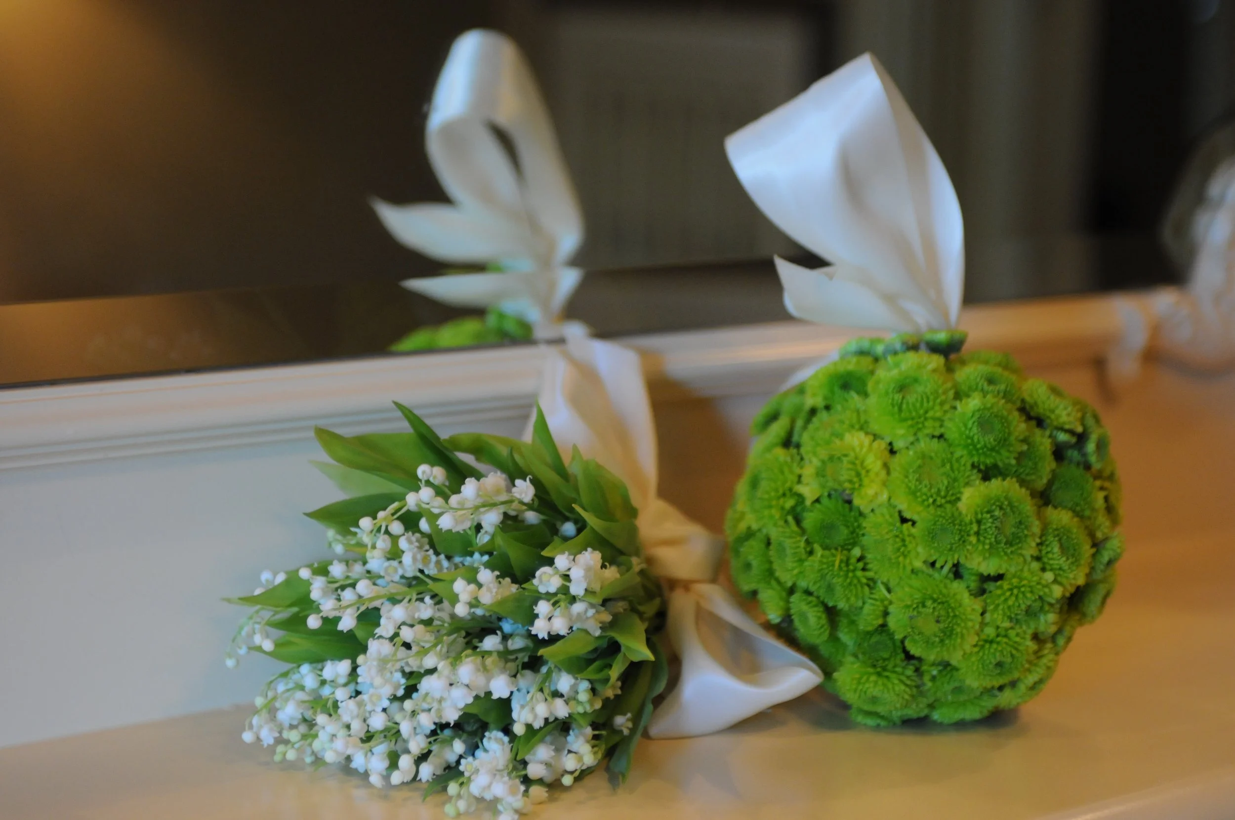 Lily of the Valley ( market price) & $65.00 Pomander