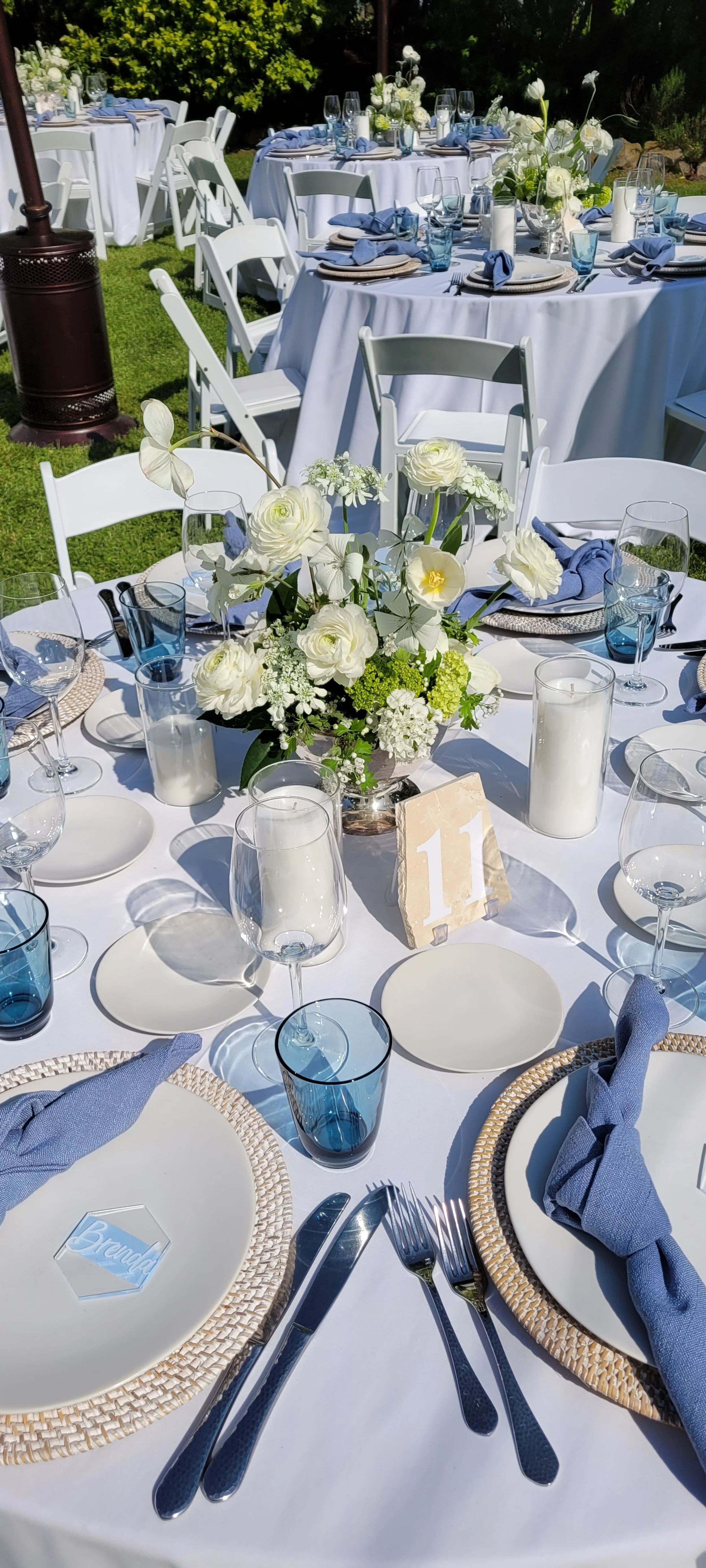 White Centerpiece $150.00 