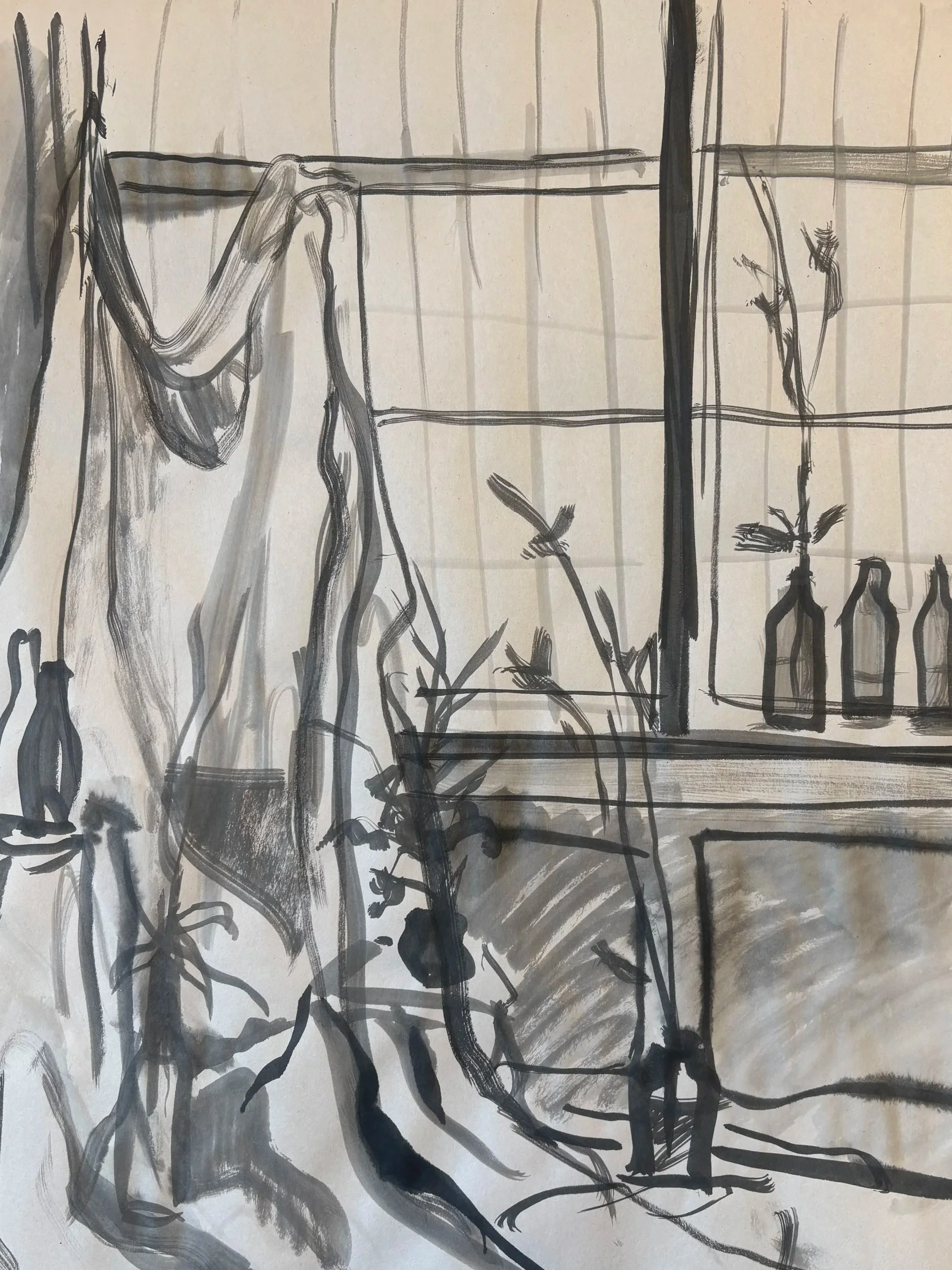 Still-Life Study, 2025 | Ink on paper