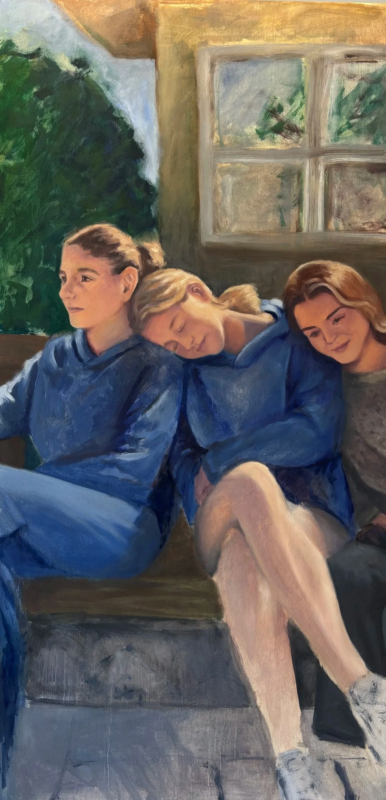 Long Day, 2025 | Oil on wood