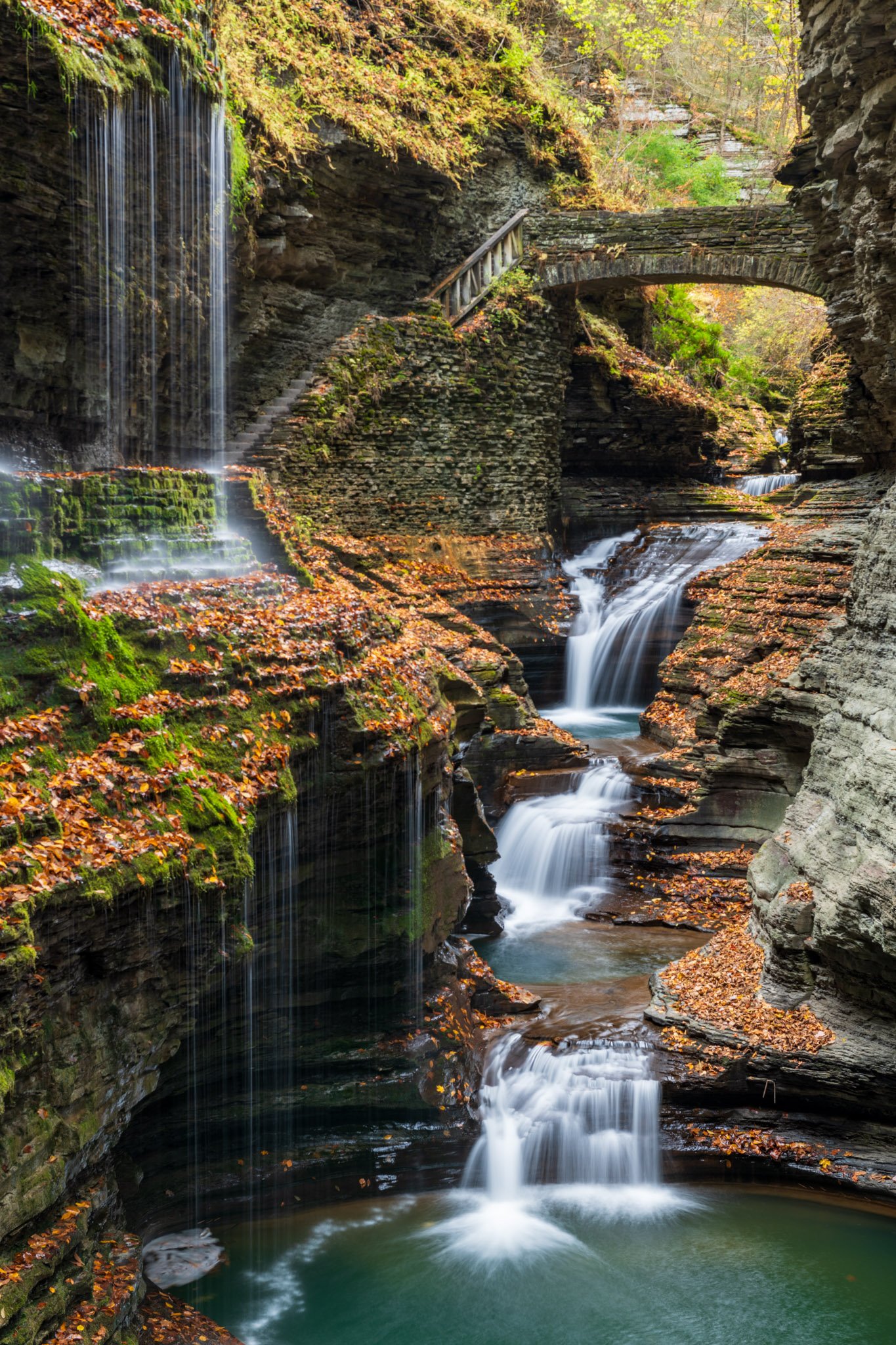 Rainbow Falls | Watkins Glen State Park