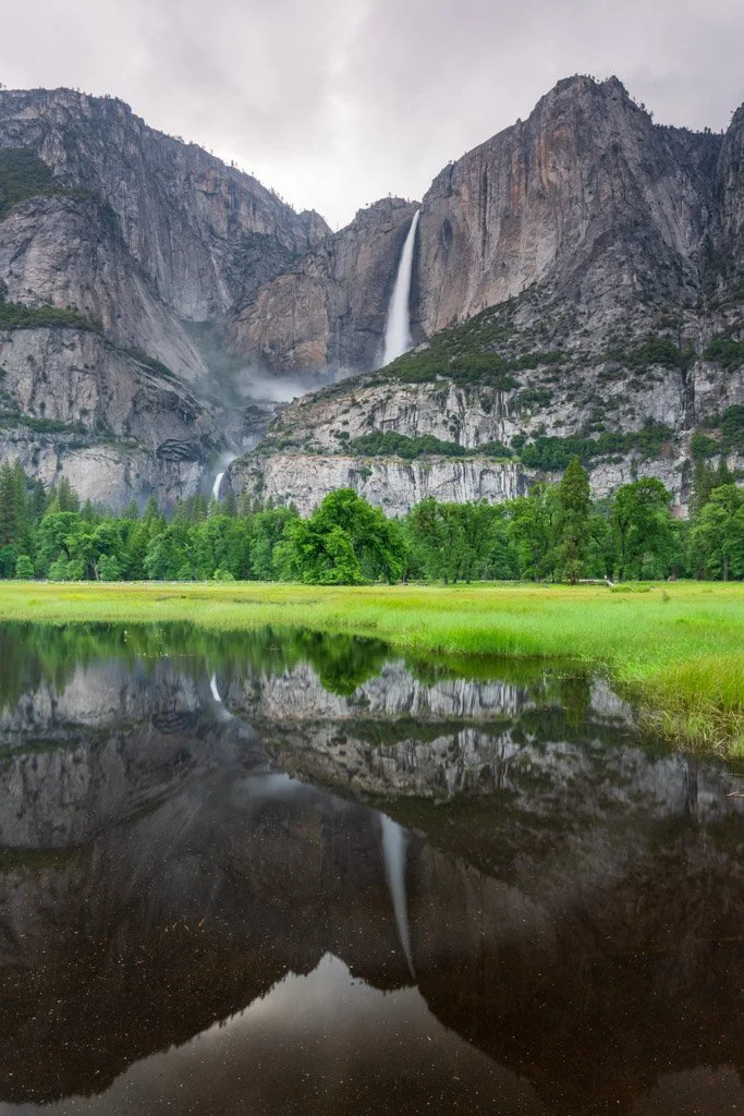 Yosemite Falls Reflection | Yosemite National Park