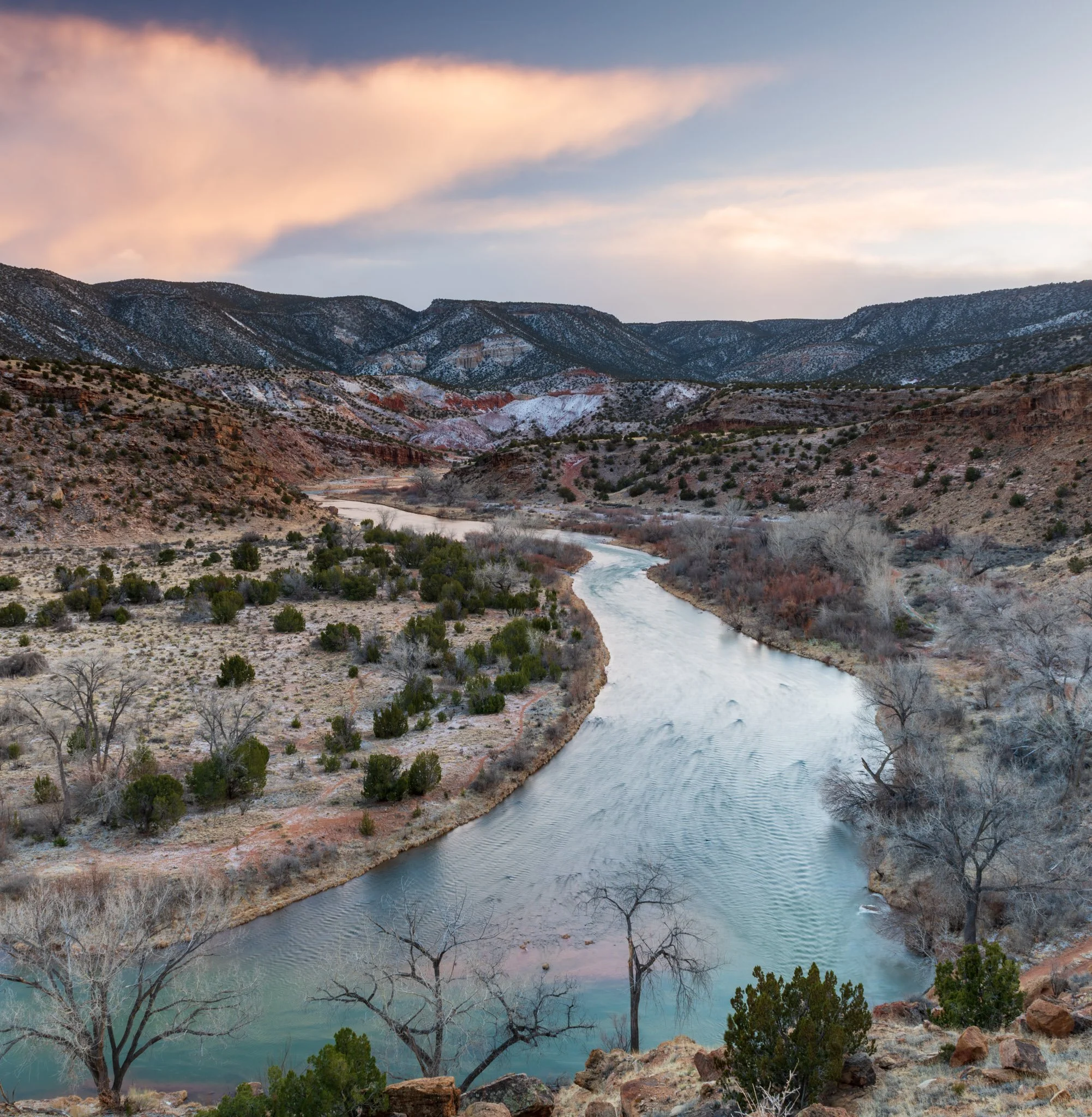 Rio Chama Snow Squall | Abiquiu, New Mexico