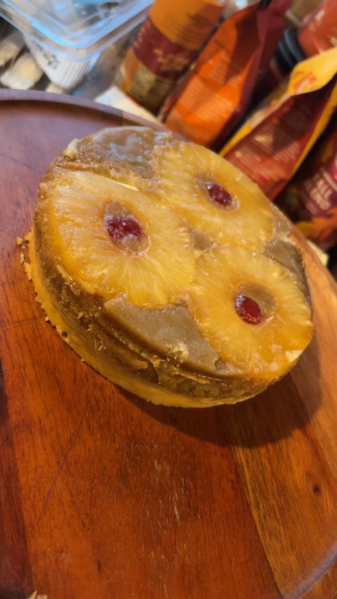 Pineapple Upside Down Cheesecake