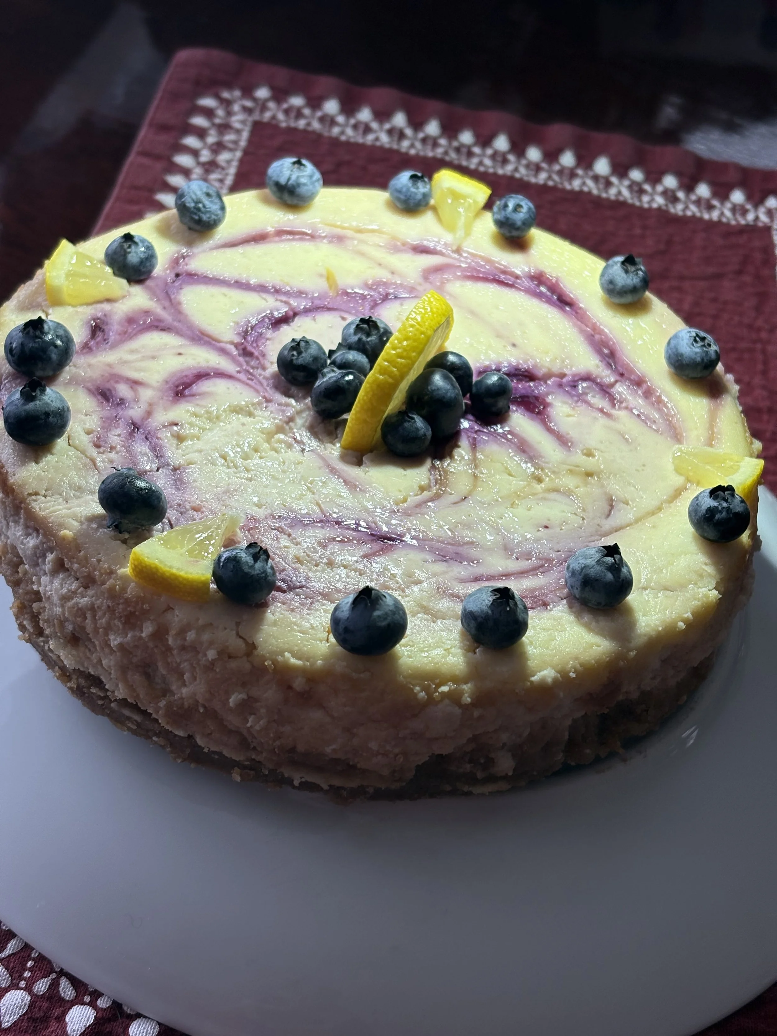 Lemon Blueberry Cheesecake