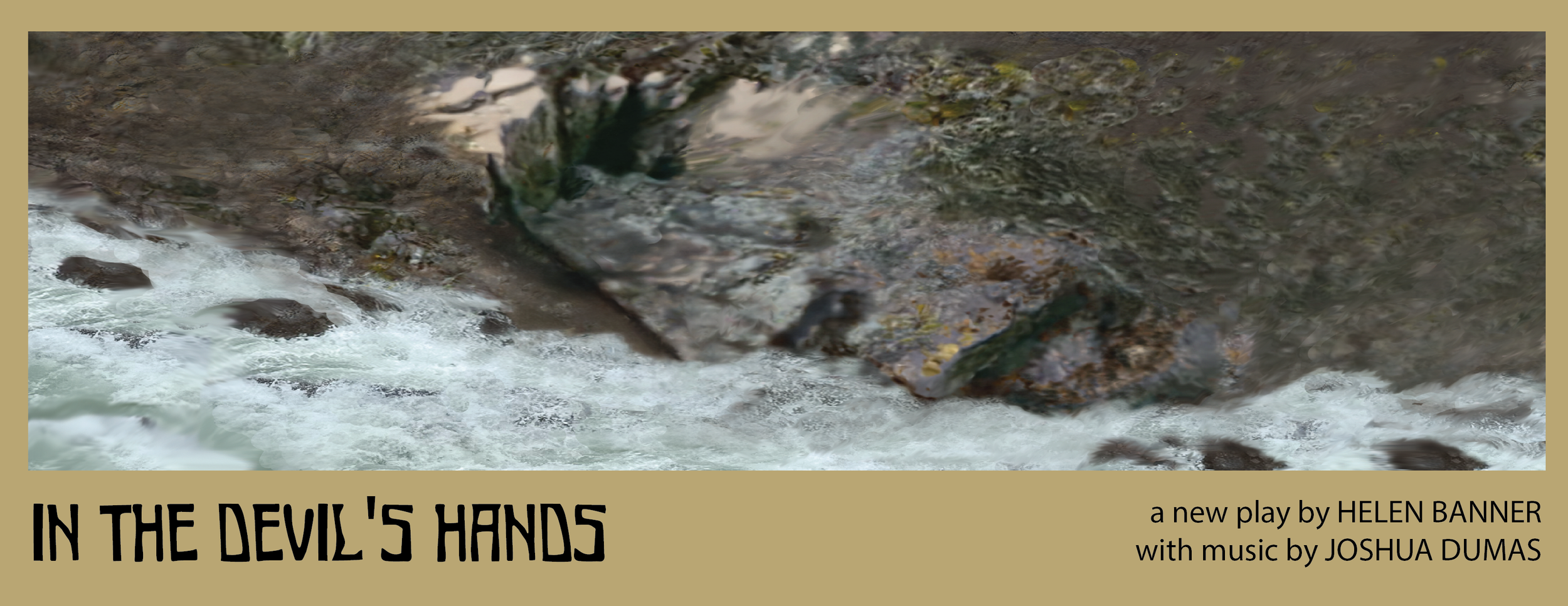 Rock face with man's face hidden within image