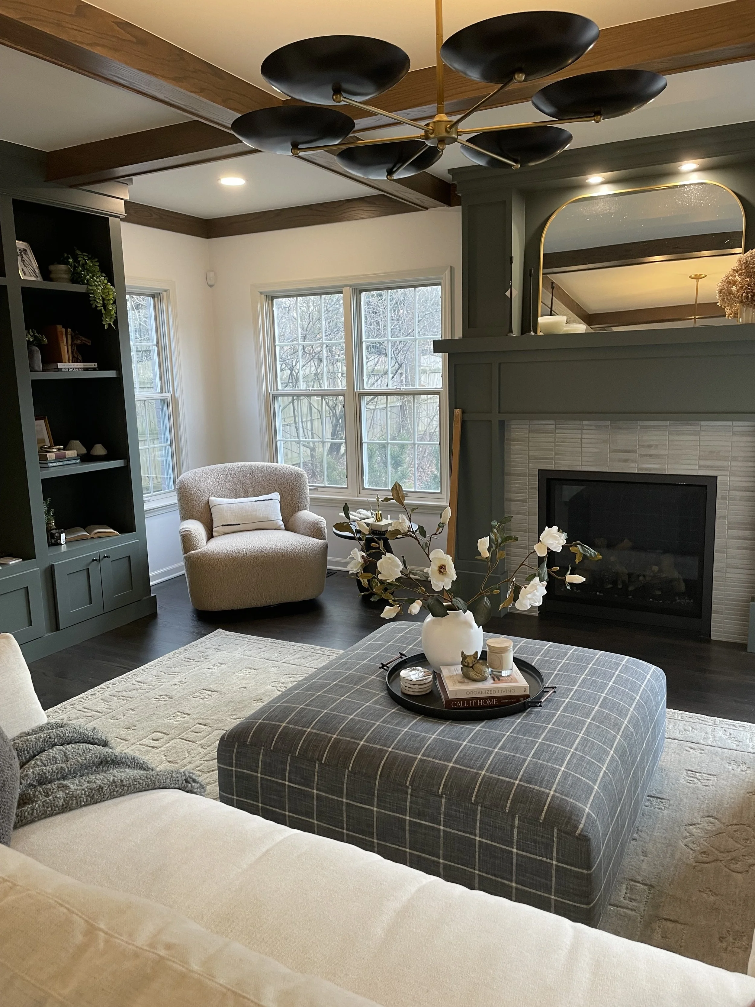 Interior painting and staining completed by Vita Painting in Grosse Pointe, Michigan