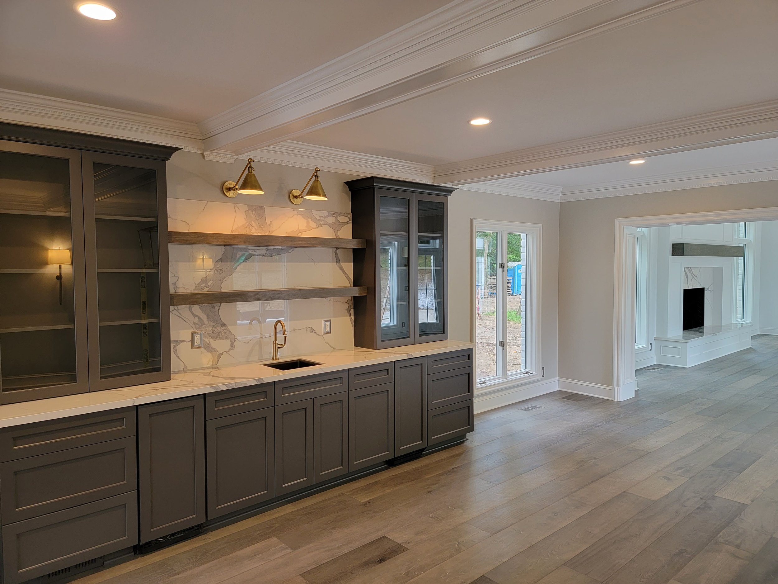 Cabinet refinishing and interior painting by Vita Painting in Rochester Hills, Michigan