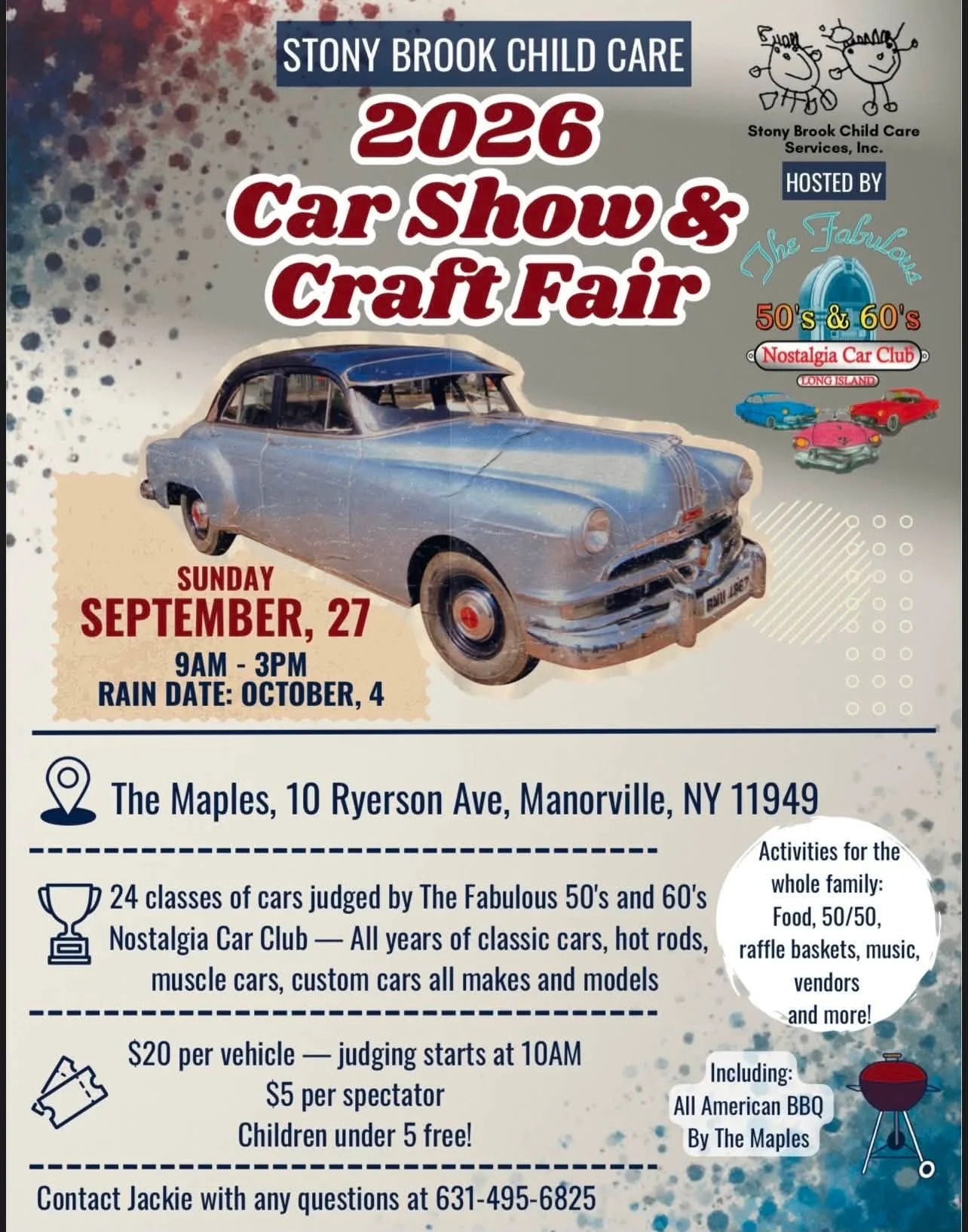 Stony Brook Child Care Car Show & Craft Fair