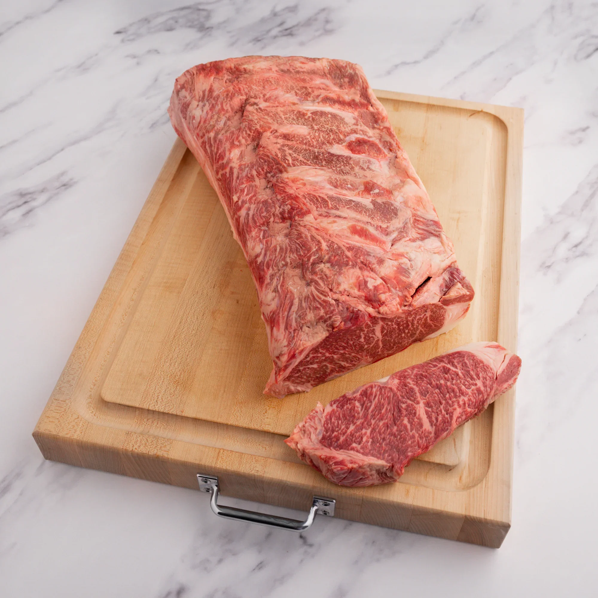 WAGYU Boneless New York Whole Primal, Beef Marbling Score 10