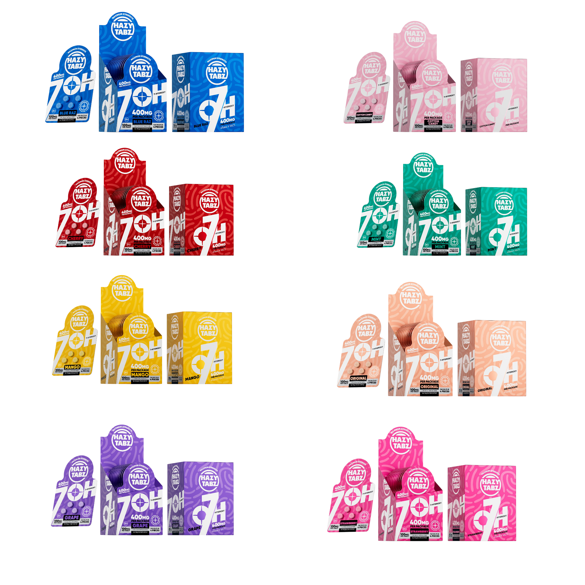 HAZY TABZ-HYDROXY-4CT-400MG