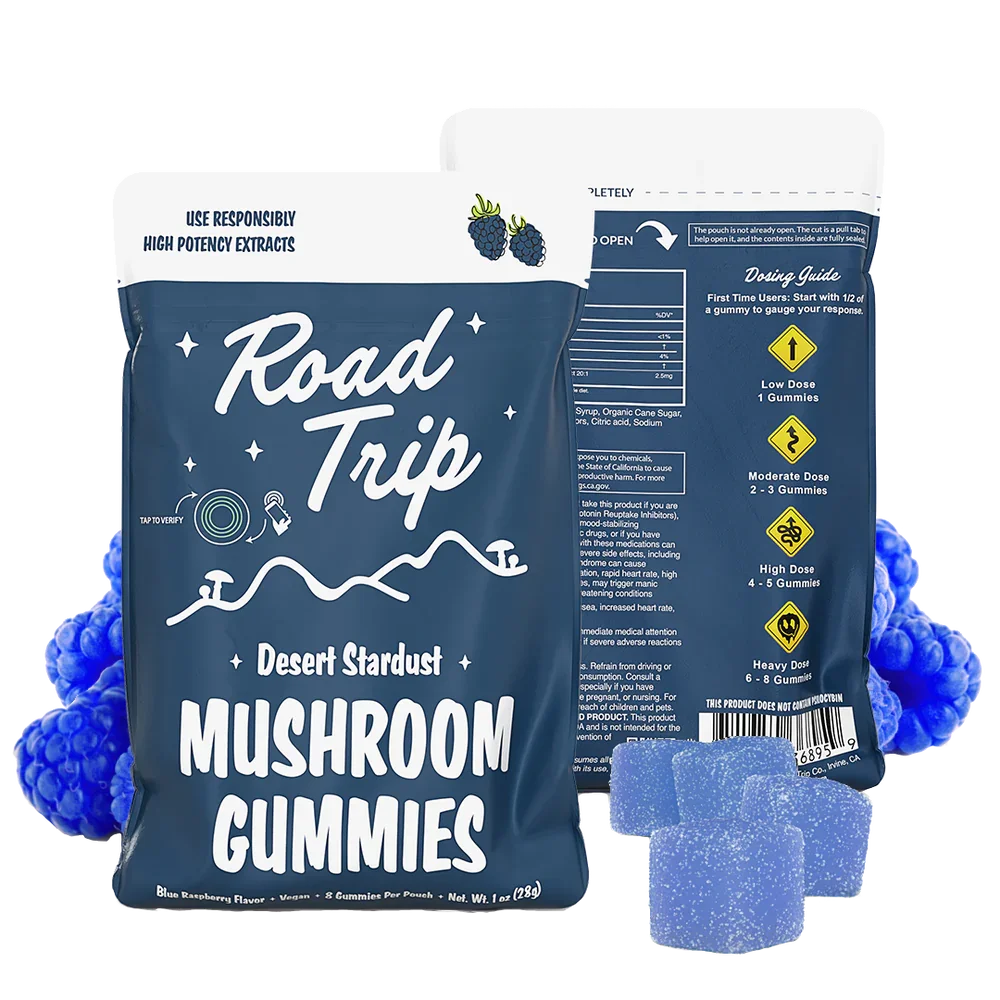 ROAD TRIP DESERT STARDUST 2CT MUSHROOM GUMMIES