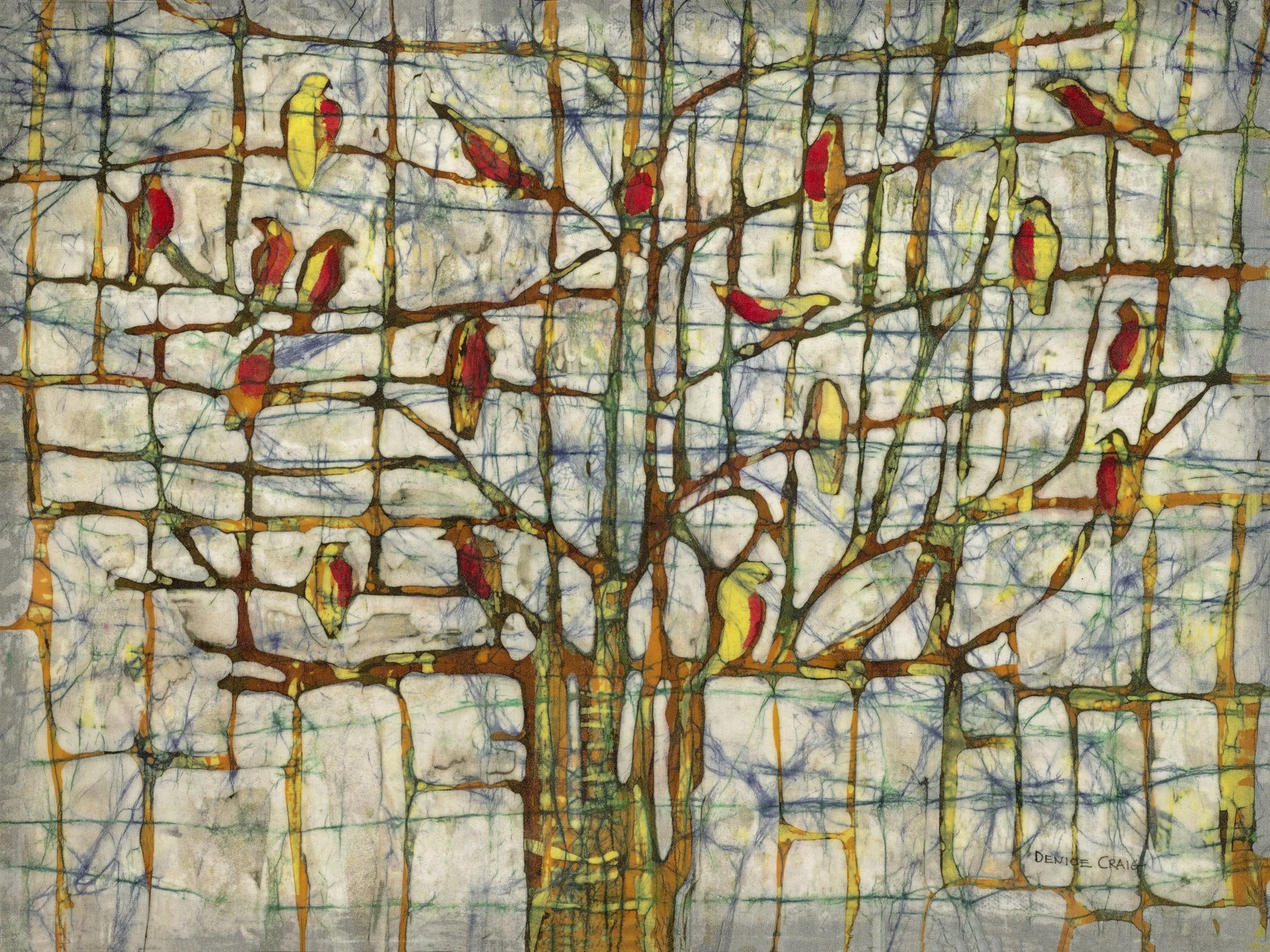 Birds of a Feather Batik