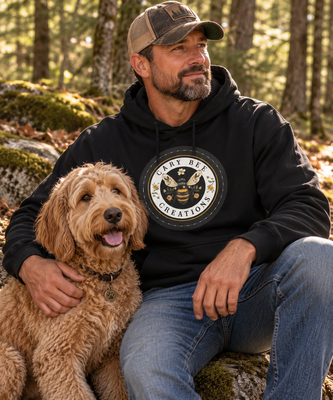 Cary Bee Logo Unisex Hoodie