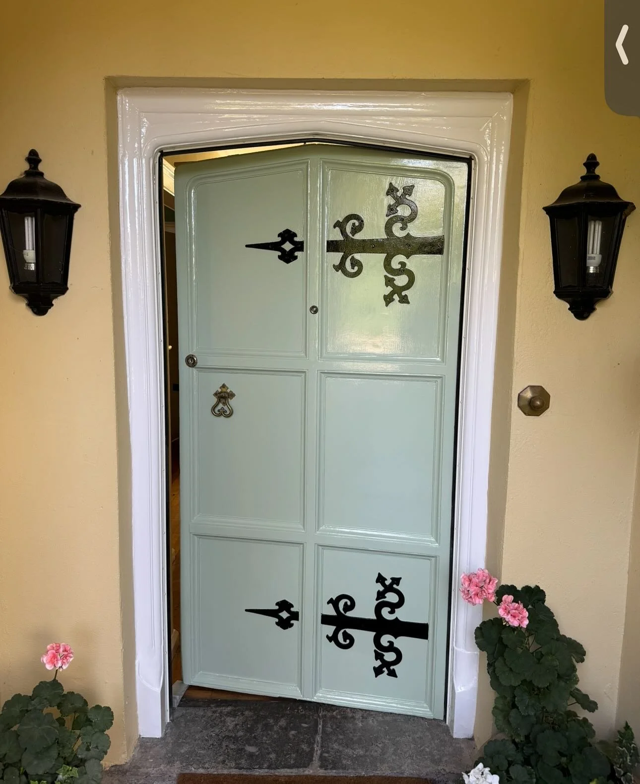Freshen up your entrance with a glossy front door makeover