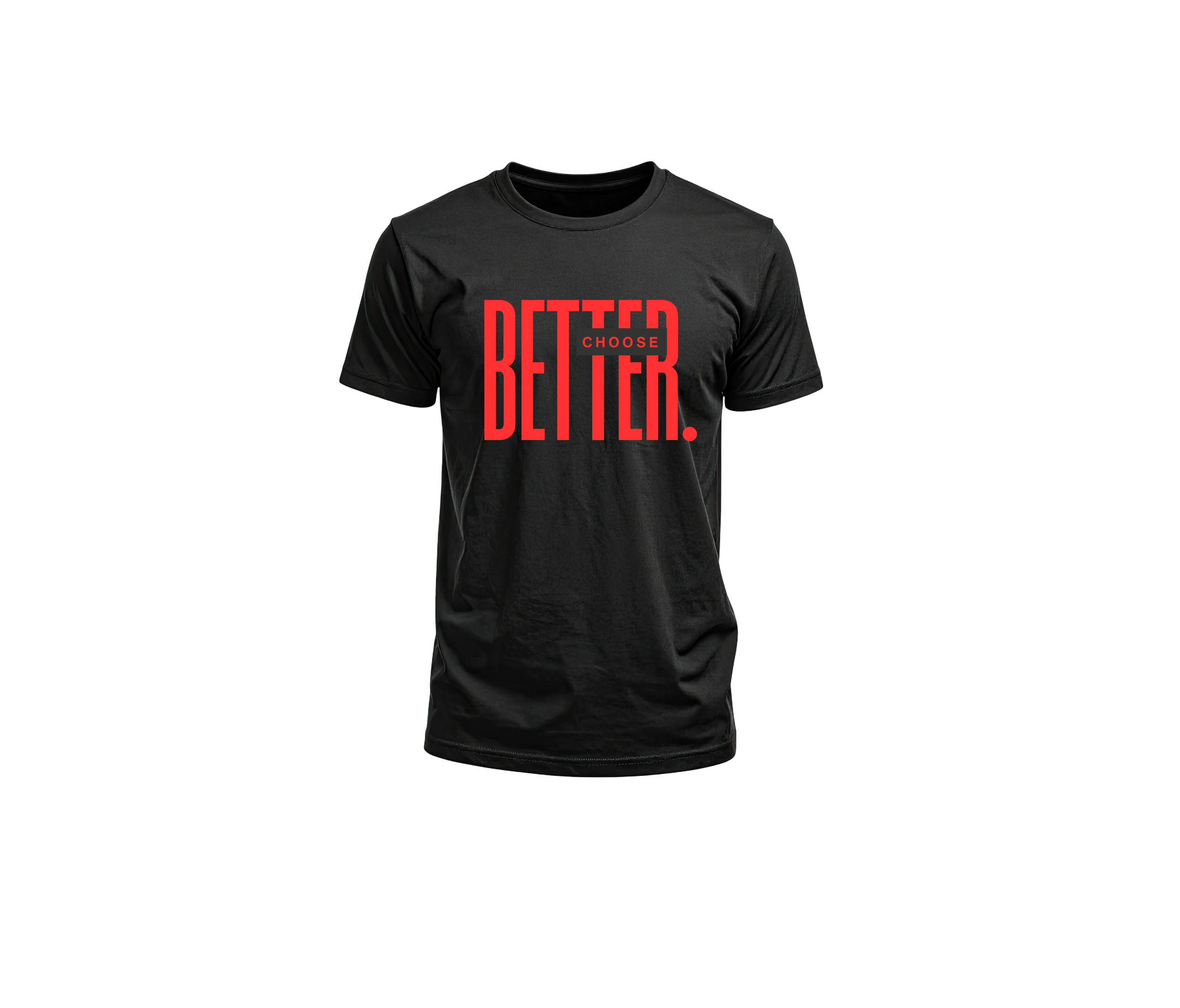 The Overflow Collection: 'Choose Better' Tee (red font)