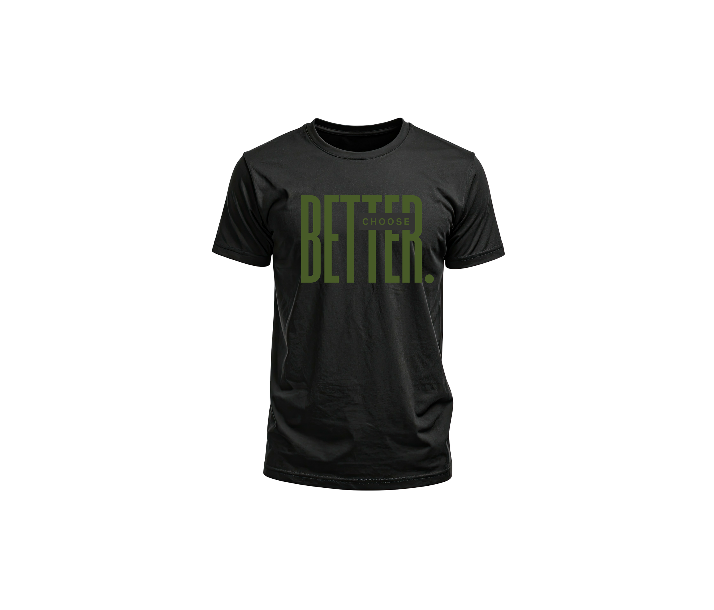 The Overflow Collection: 'Choose Better' Tee (green font)
