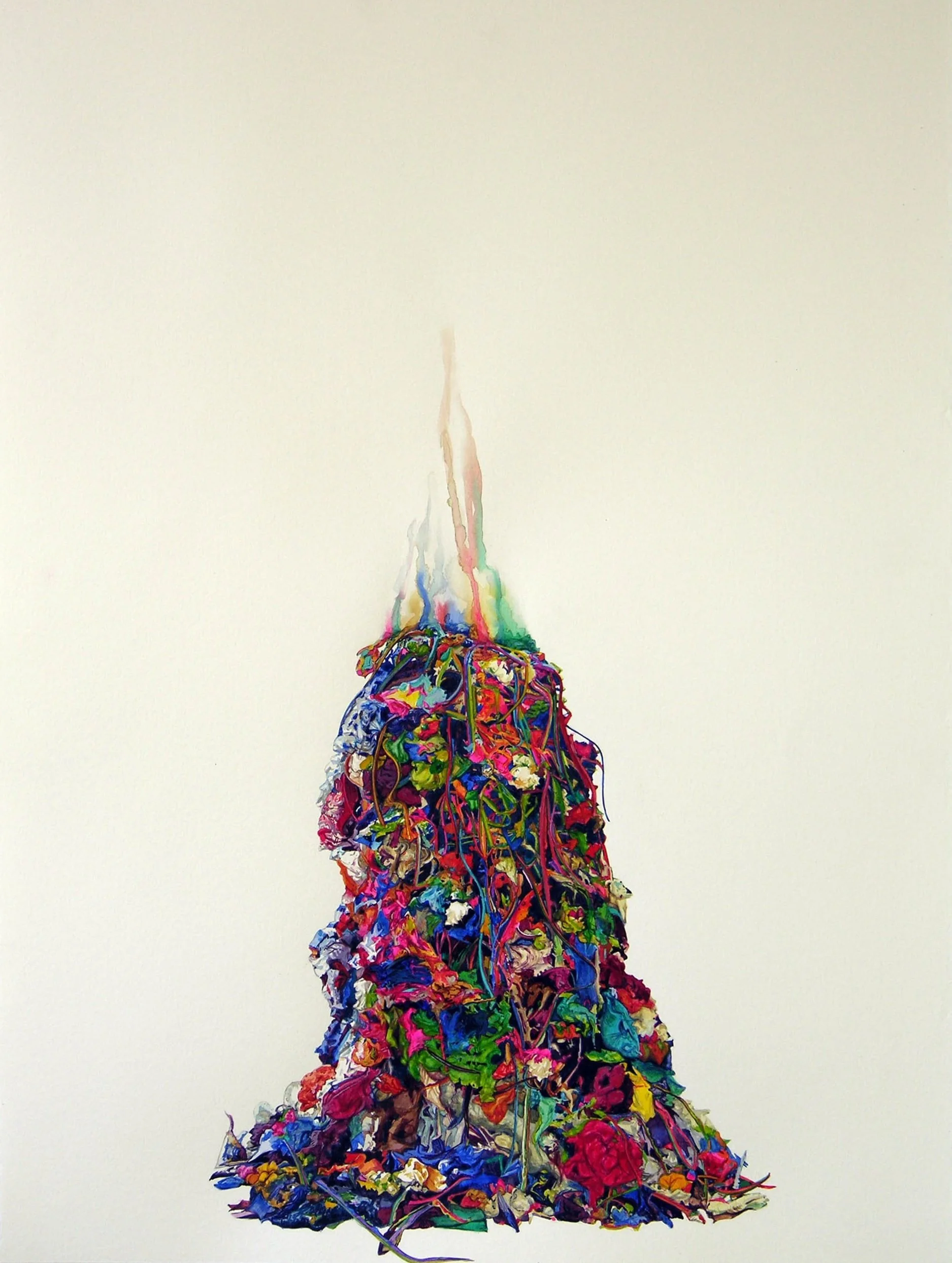 2001-2003, 2009, watercolor on paper, 30 x 22 inches