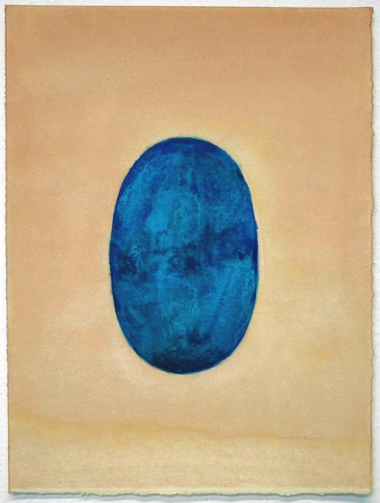 Lingam 34, 2001, gouache and acrylic on paper, 10 x 7 1/2 inches