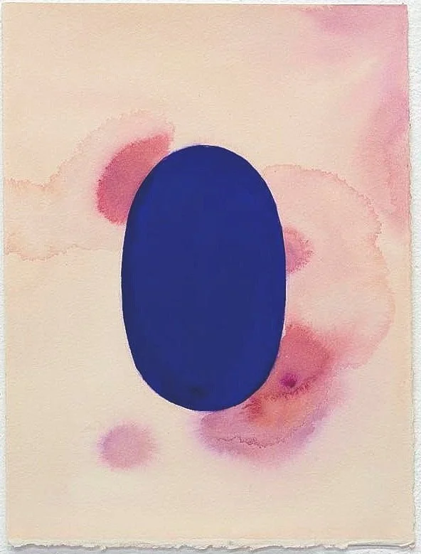 Lingam 17, 2001, gouache and acrylic on paper, 10 x 7 1/2 inches