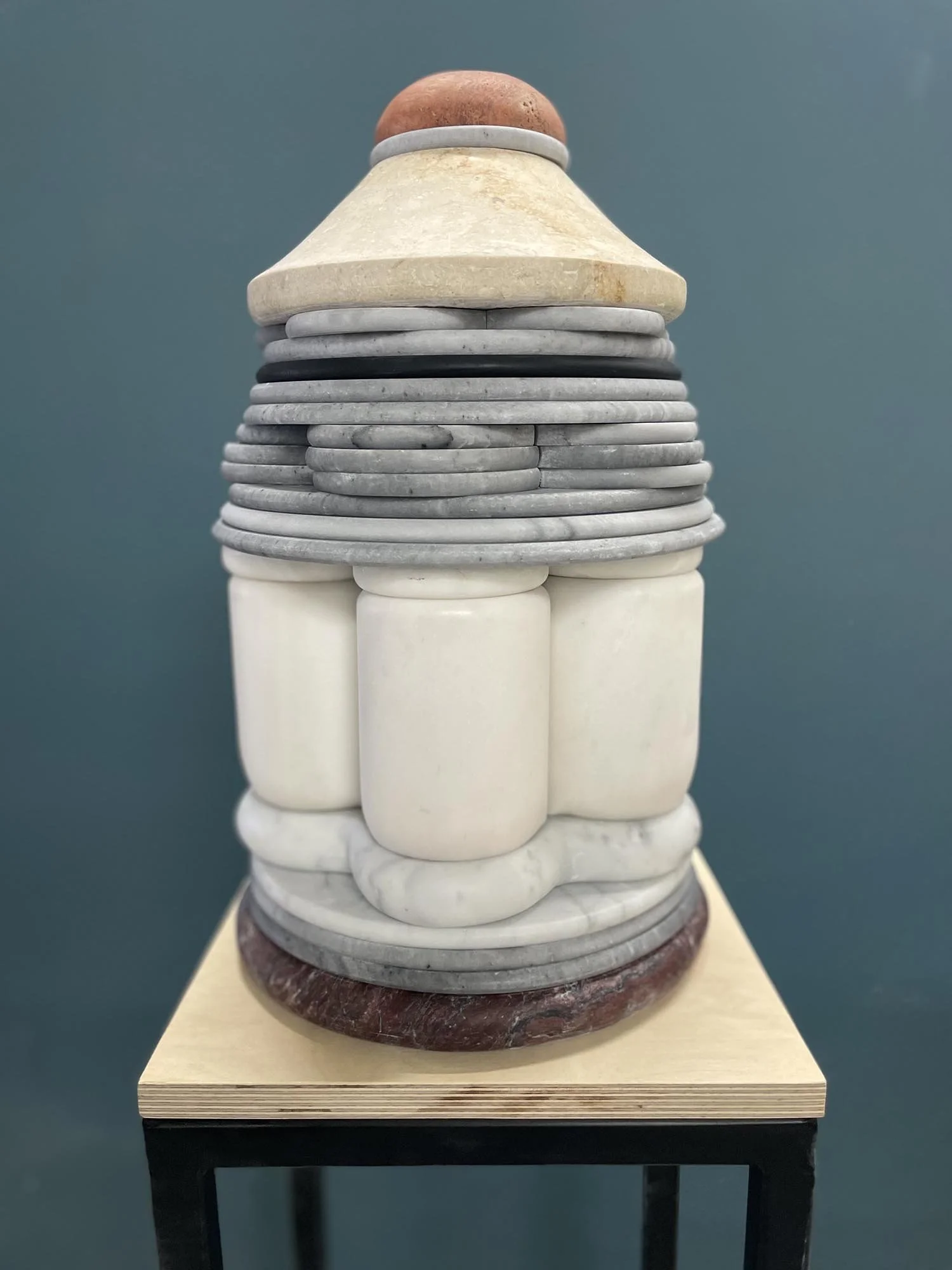 Lost Stories 14, 2026, Marble, 18 x 11 x 11 inches