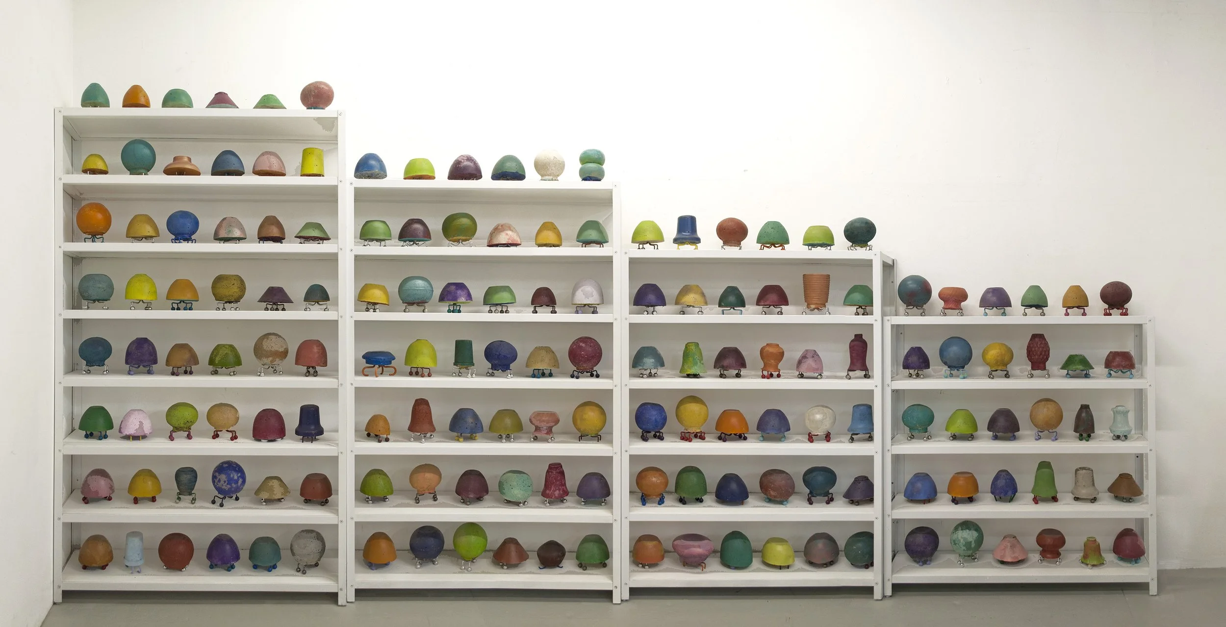 Cabinet of Nomads, 2015, mixed media installation for "Shape of Play" exhibition at Visual Arts Center of NJ, Summit, NJ