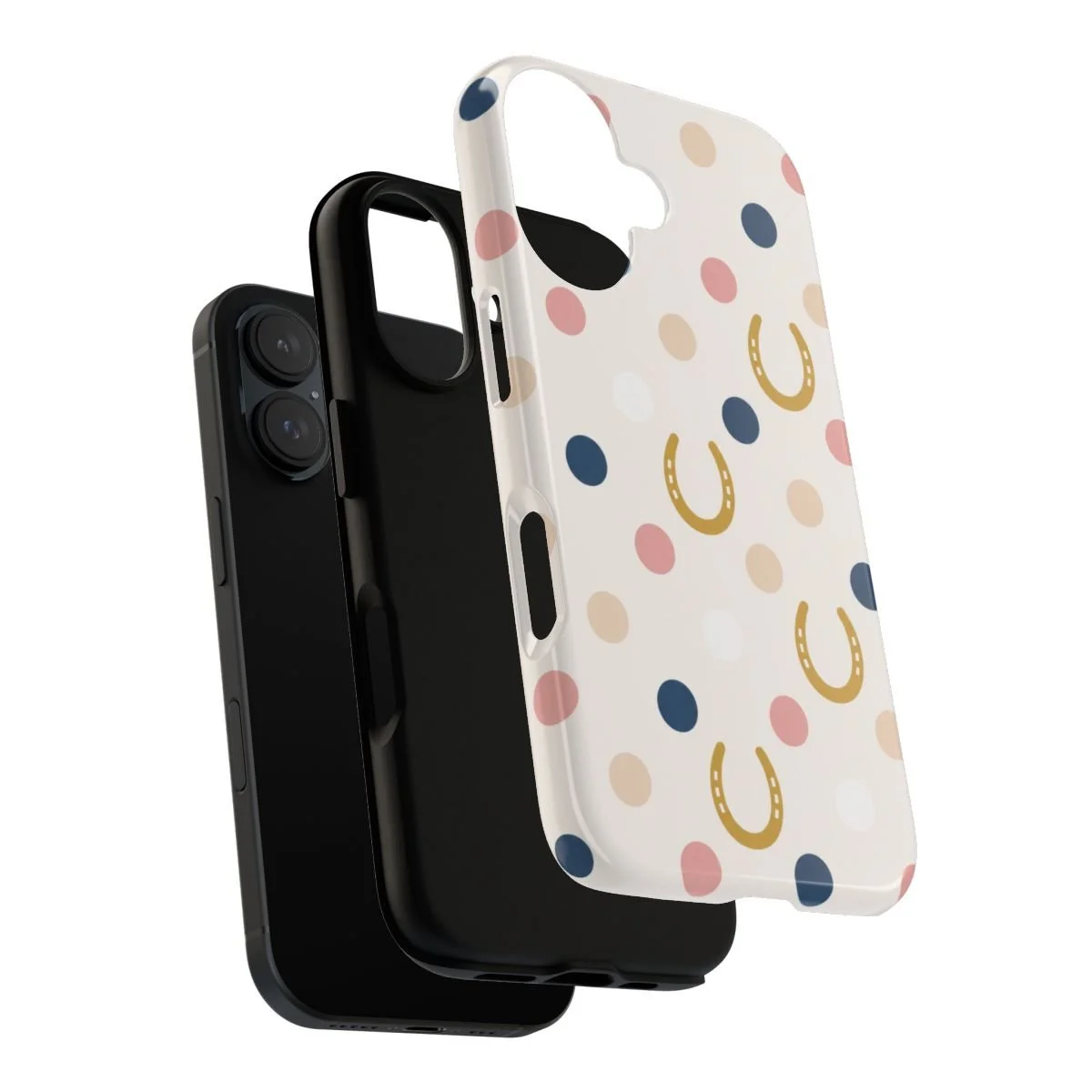 Polka Dot Horseshoe Phone Case