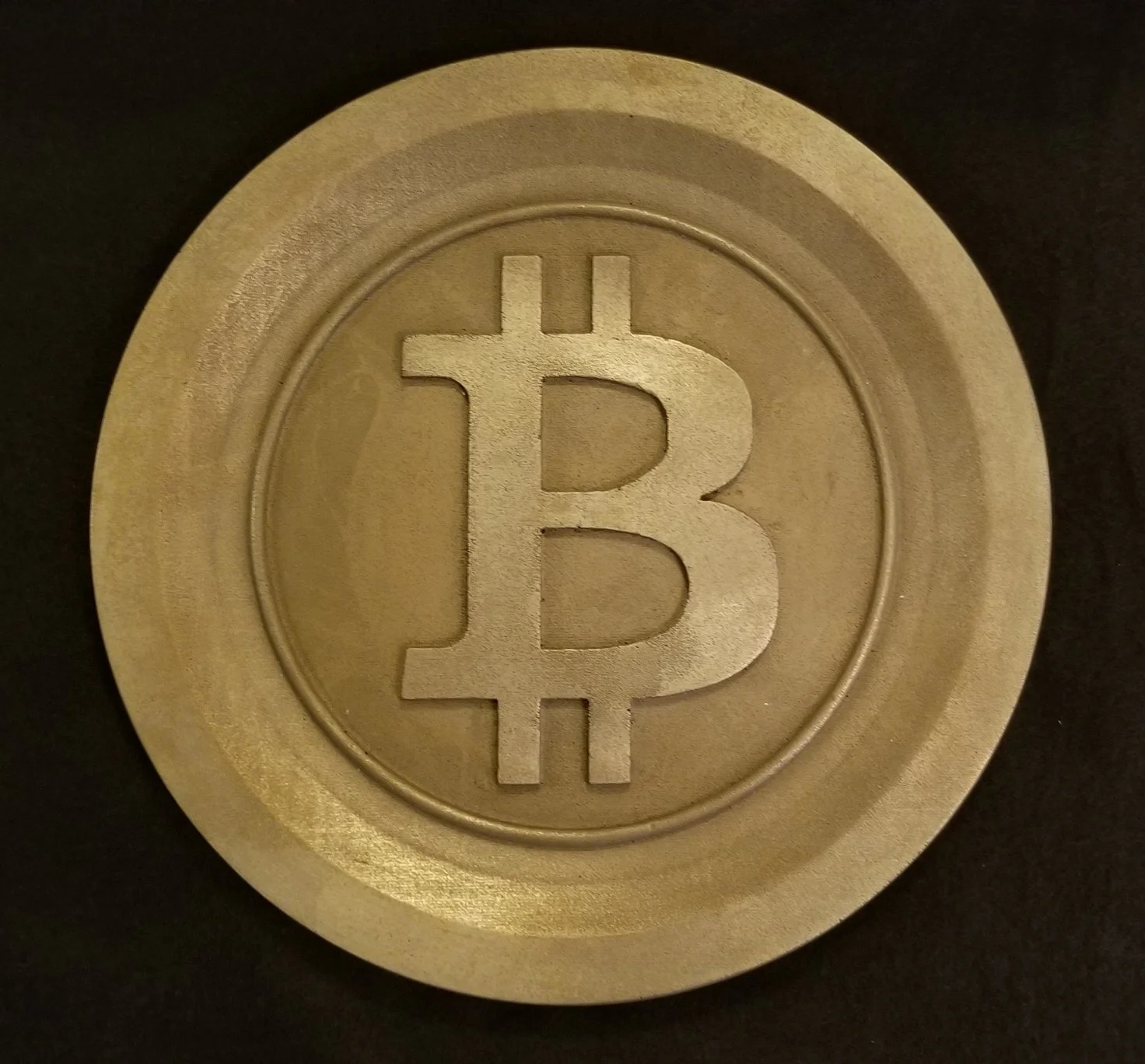 Bitcoin Brass  10.5"