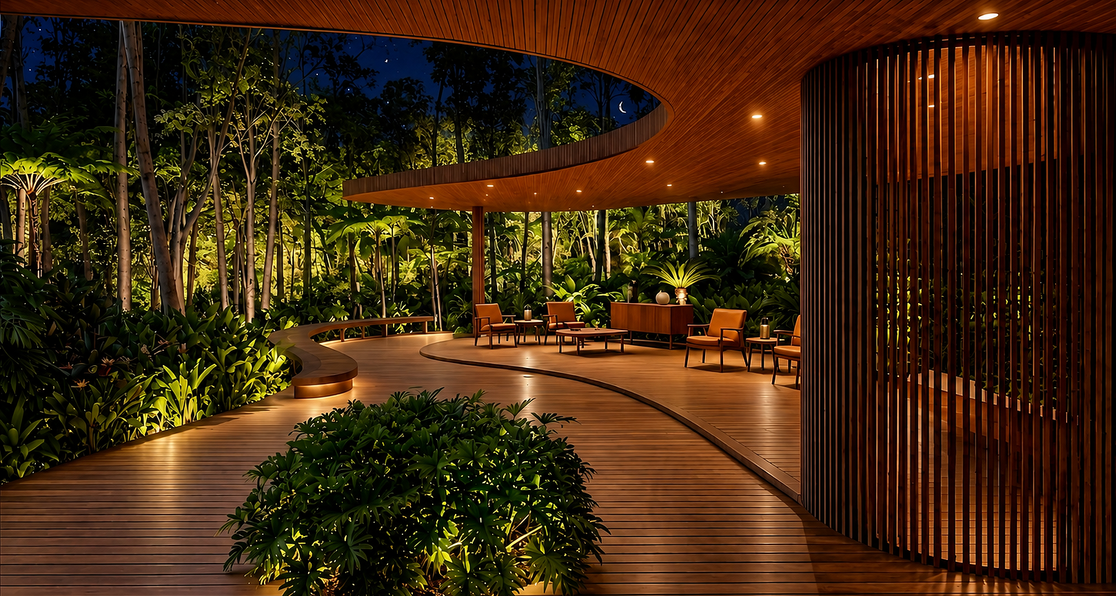 Pavillon Tucano & Jardin des Biomes - P.Leopoldo(MG) BRÉSIL