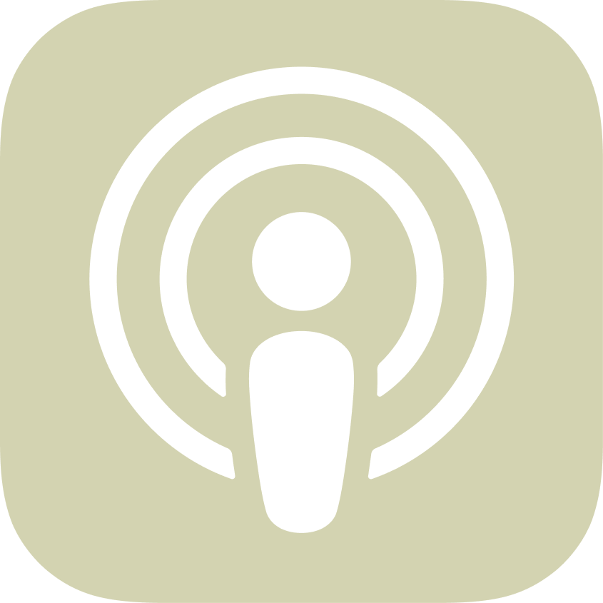 Apple Podcasts logo for podcast.