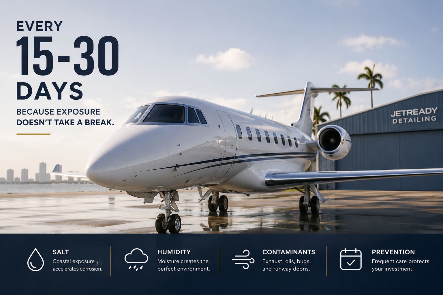 WHY SOME AIRCRAFT ARE WASHED EVERY 15-30 DAYS
