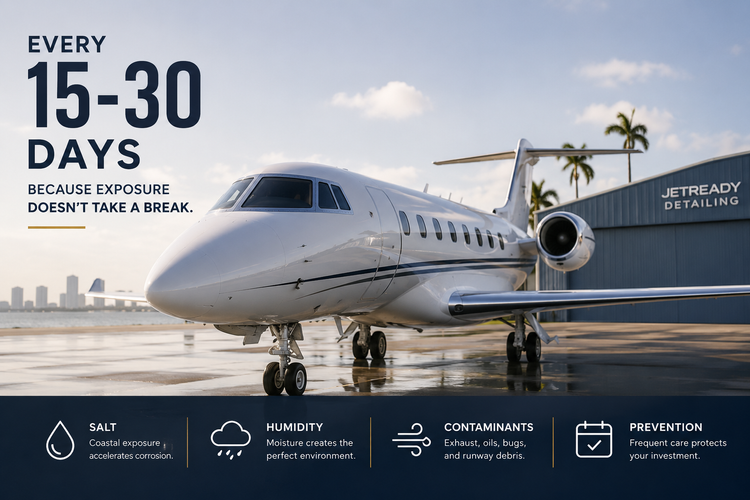WHY SOME AIRCRAFT ARE WASHED EVERY 15-30 DAYS