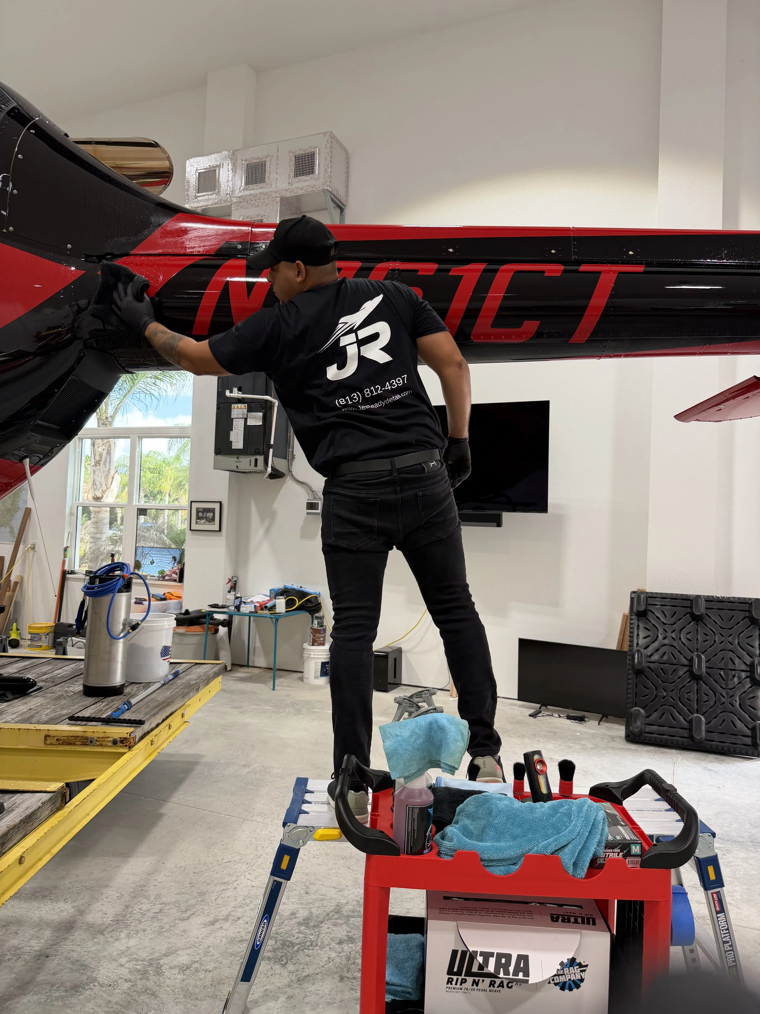 JetReady Detailing, Mobile Aircraft Detailing, Immaculate on Demand.