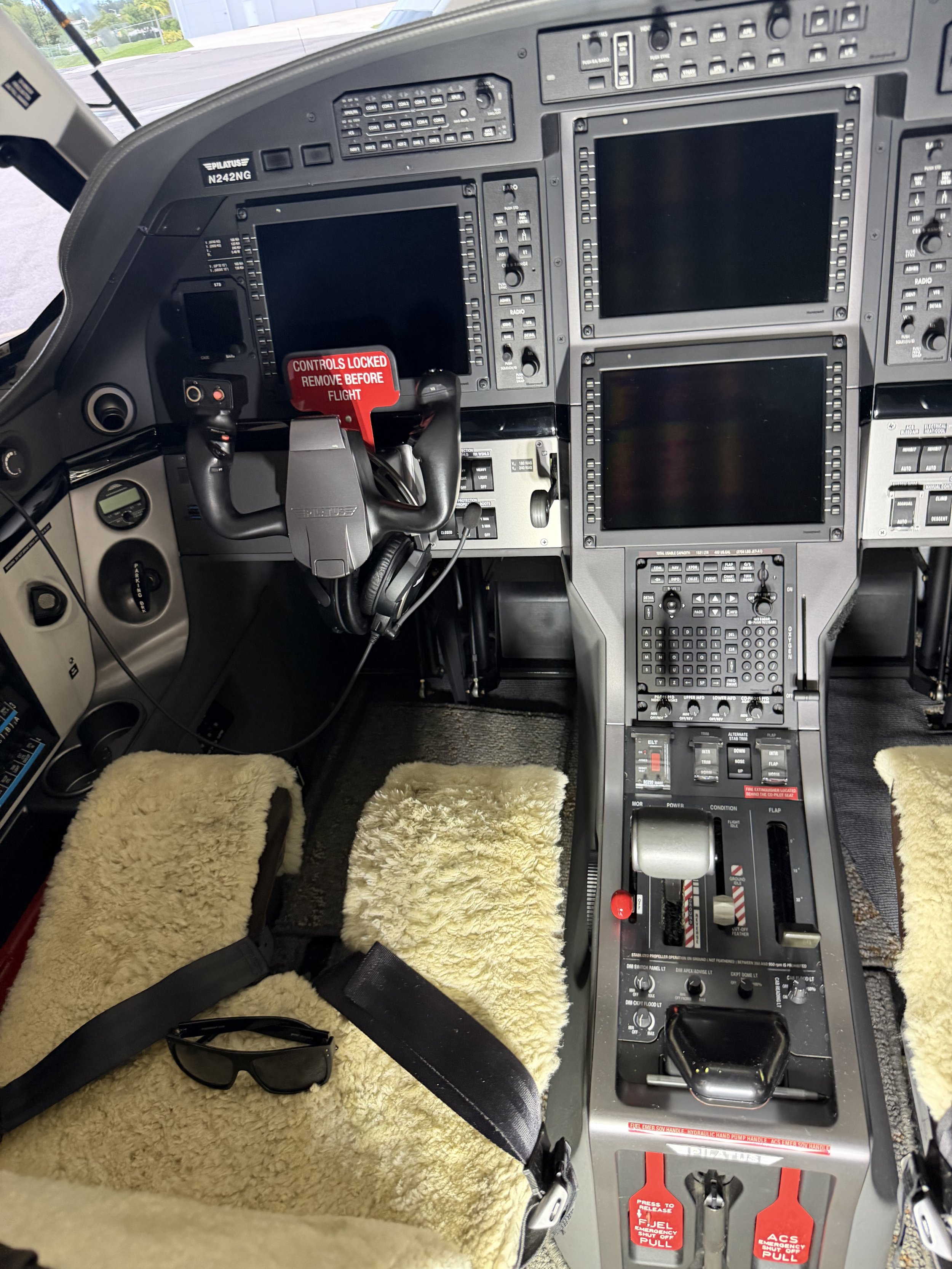 Professional aircraft cockpit and interior detailing by JetReady Detailing.