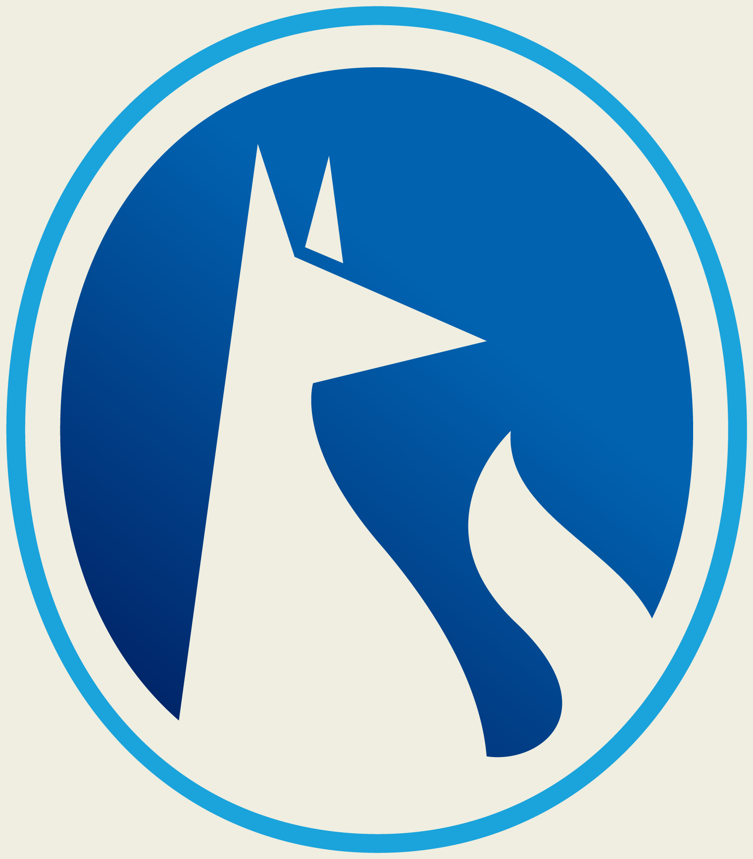 Blue whale logo inside a blue circle on a white background.