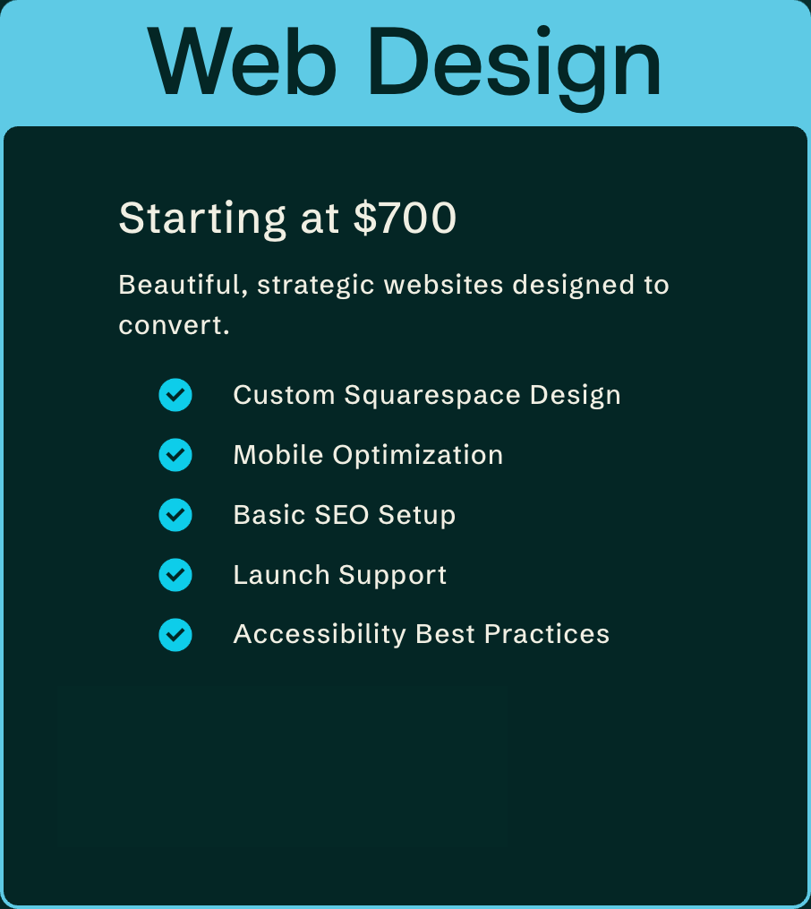 Web design services pricing at Nexus Narrative