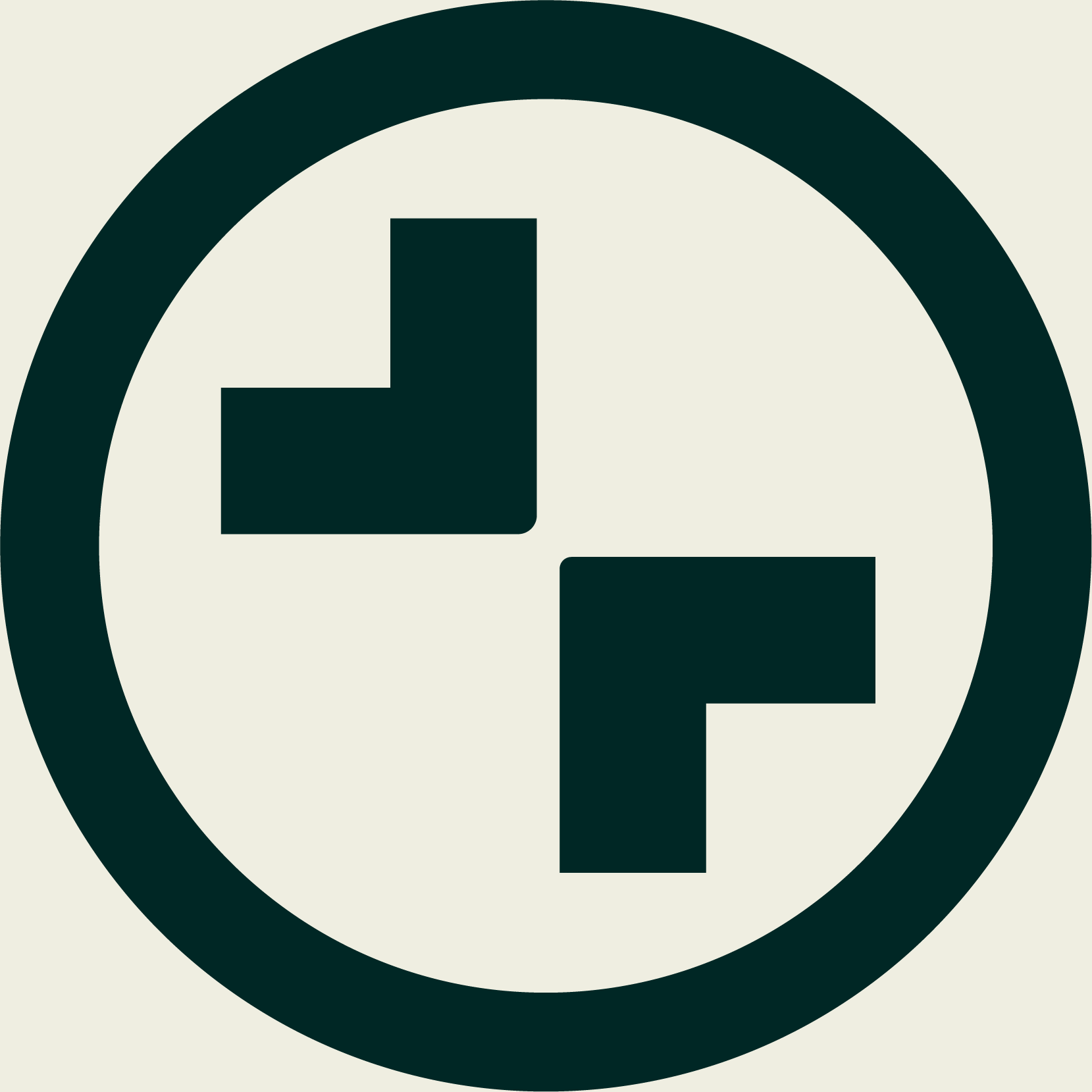 Black-and-white logo with a circle enclosing the letter "L" and the letter "T" separated by a diagonal line.