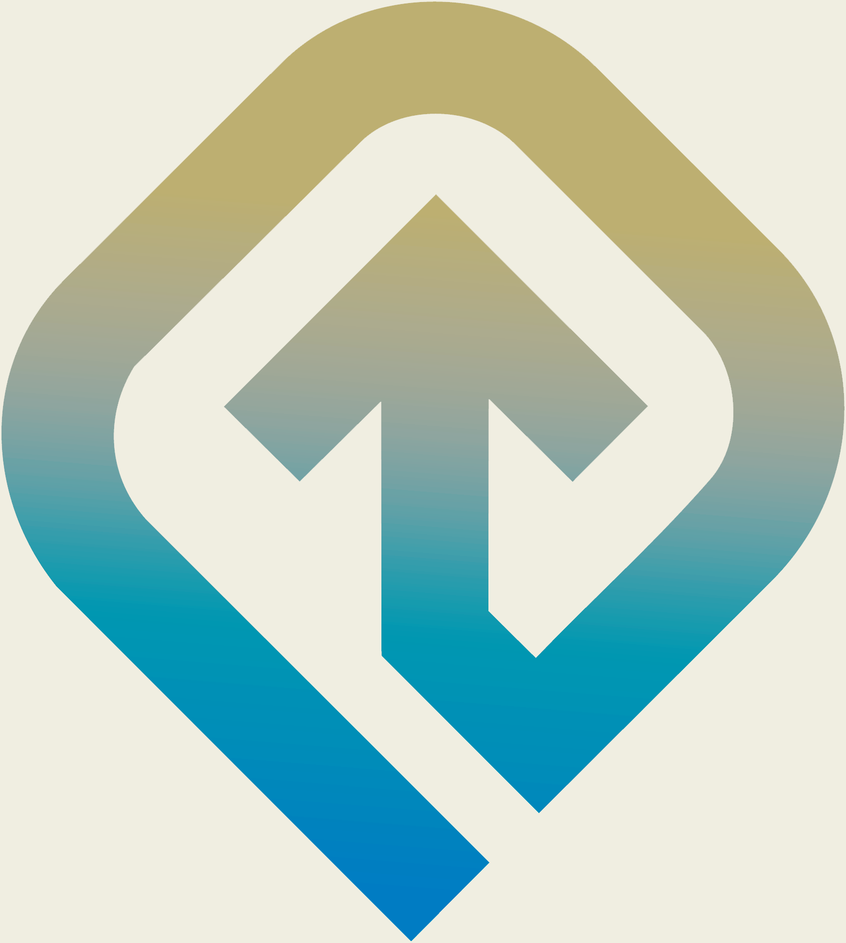 The image features a stylized icon of an upload symbol, with an upward arrow inside a rounded square, against a background with muted gradient colors.