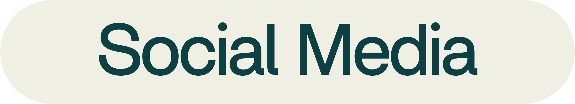 A rounded rectangular button with the text 'Social Media' in bold letters.