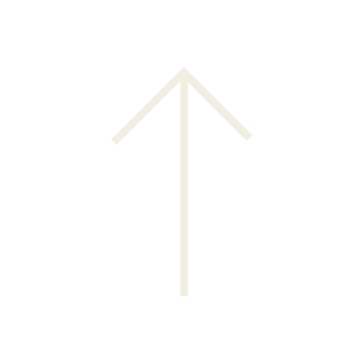 White upward arrow on black background