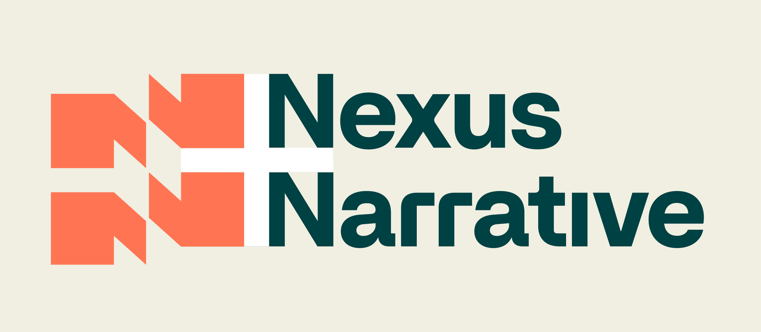 Logo with stylized 'N' and 'X' icons and the words 'Nexus Narrative' against a light background.