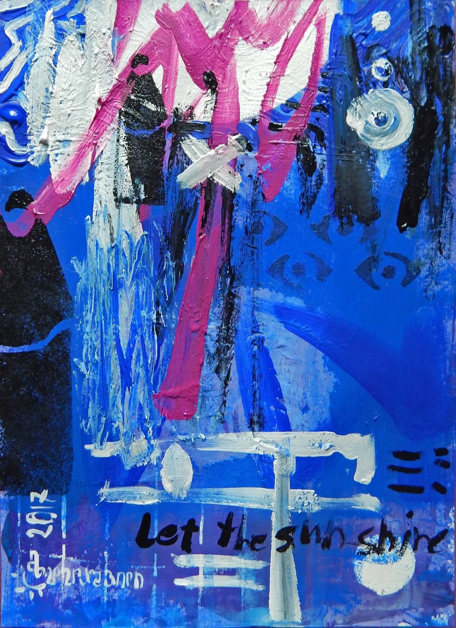 Let the sun shine - 21 W x 30 H cm