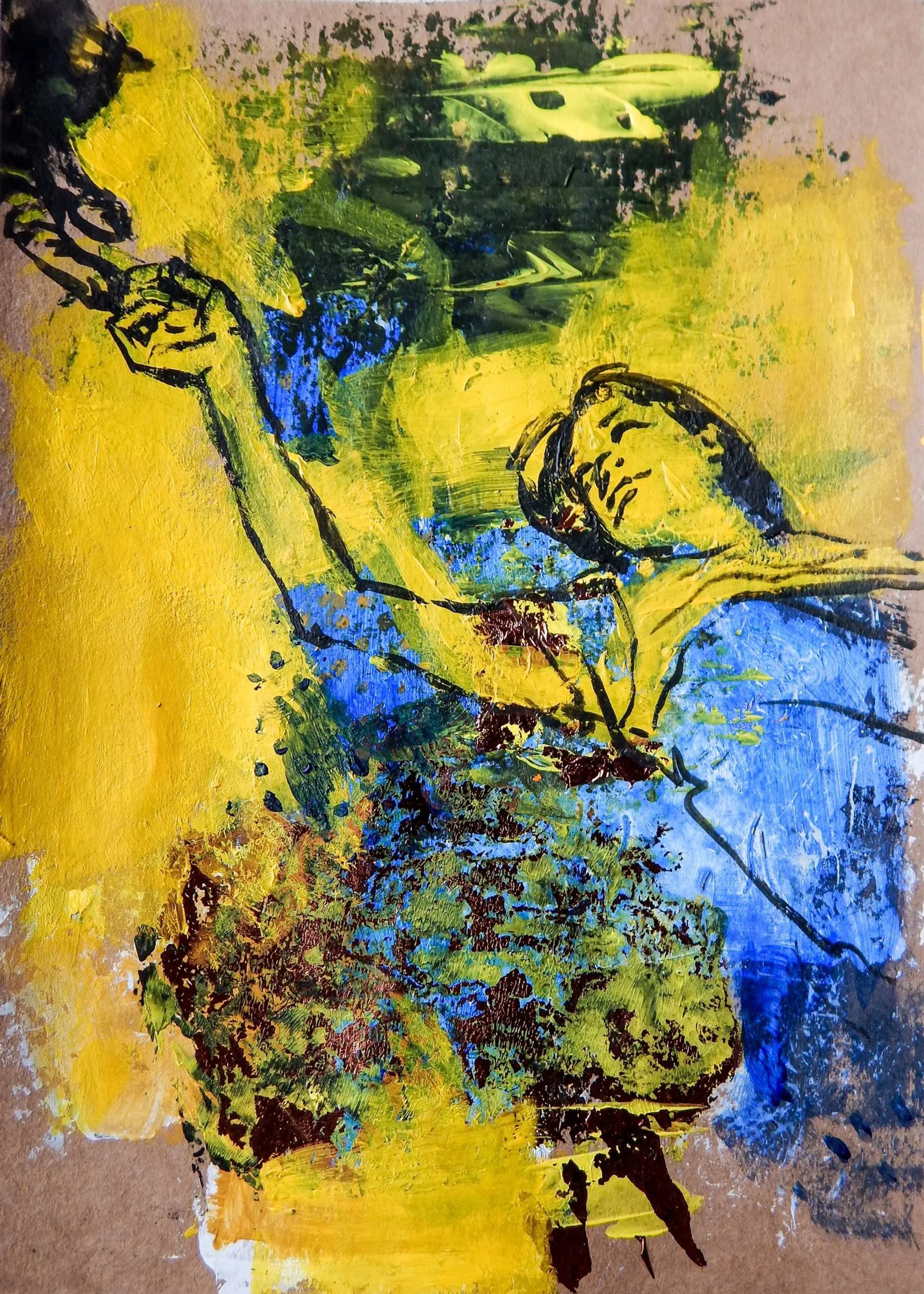 Composition - 21 W x 30 H cm