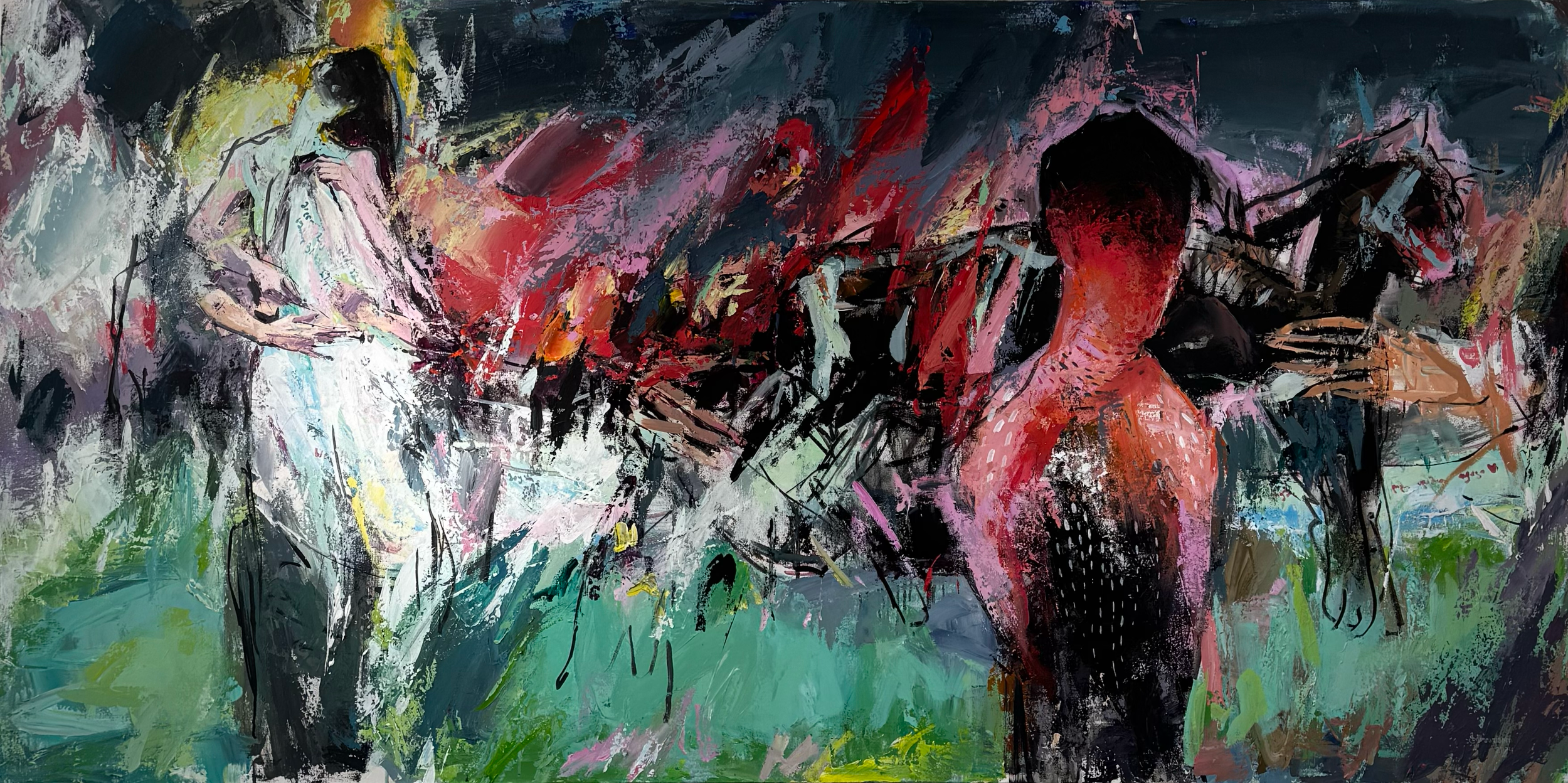 Dialogue - 200 W x 100 H cm