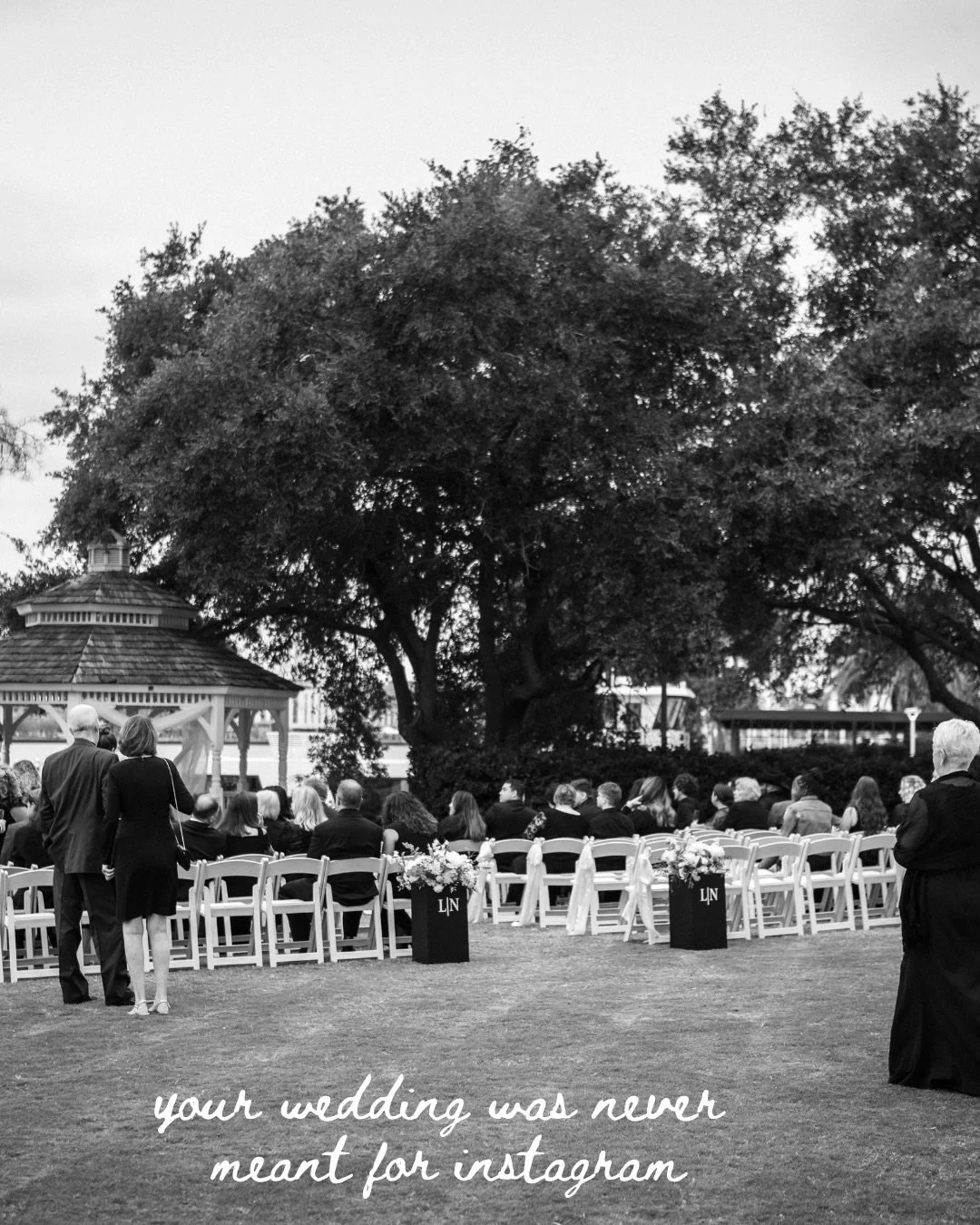 Your wedding isn&rsquo;t planned for Instagram &mdash; it&rsquo;s planned for the moments you&rsquo;ll remember forever. 🤍

The deep breath before you walk down the aisle.
The way the candles glow during dinner.
The quiet &ldquo;we did it&rdquo; mom