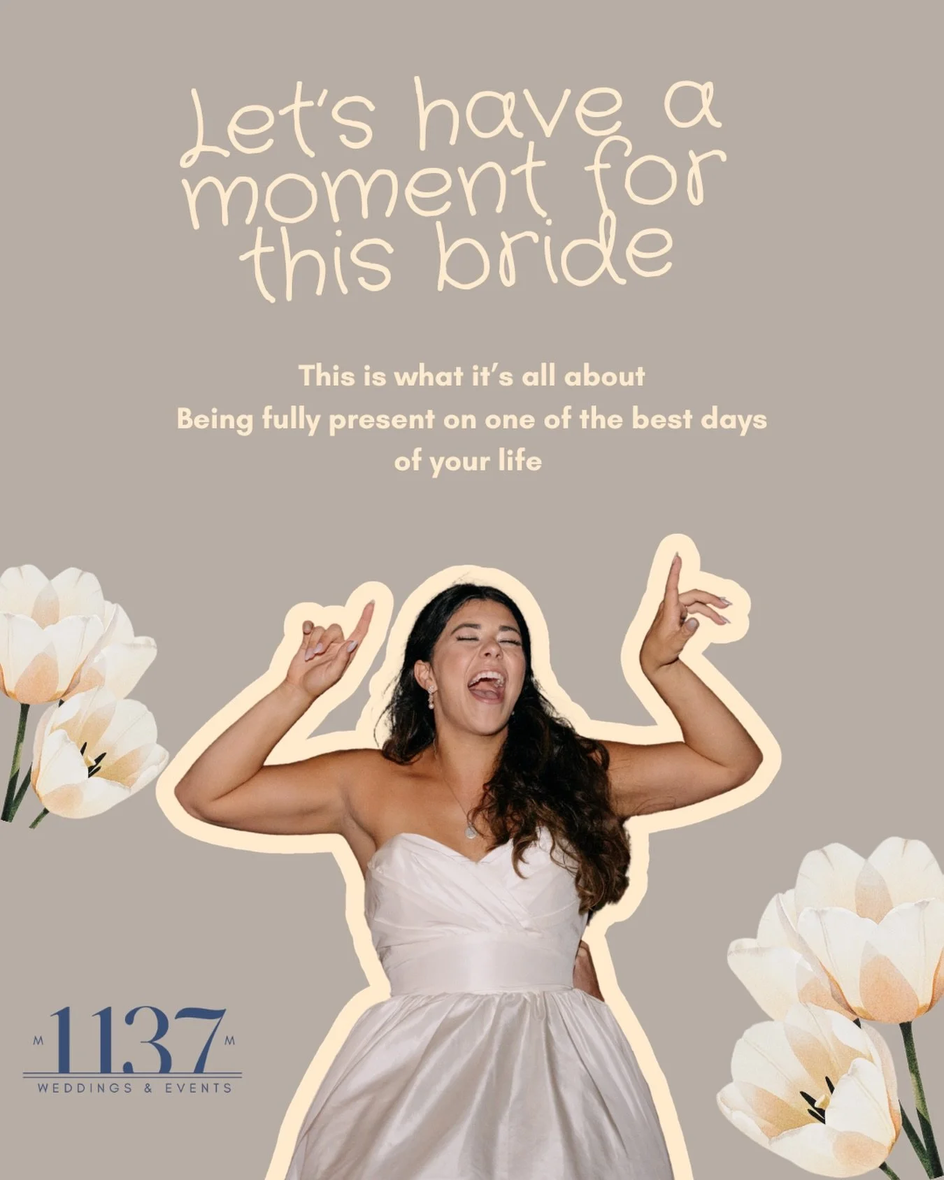 Let&rsquo;s have a moment for this bride ✨

Because this right here is what it&rsquo;s all about.

Marrying the love of your life, surrounded by your people, and actually being present enough to feel every second of it.
Not stressed.
Not worried.
Jus